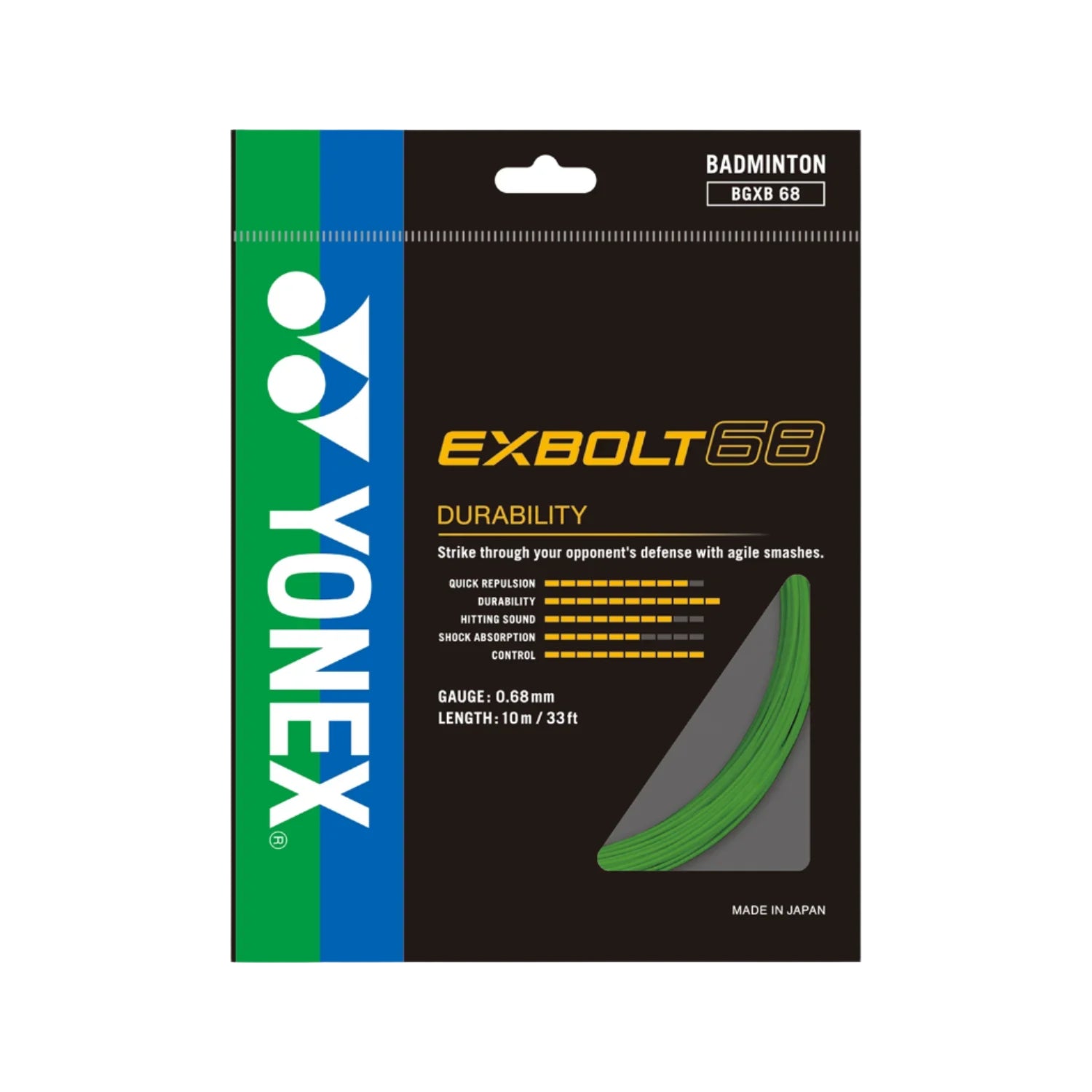 Yonex EXBOLT 68 Badminton String (Single Pack)