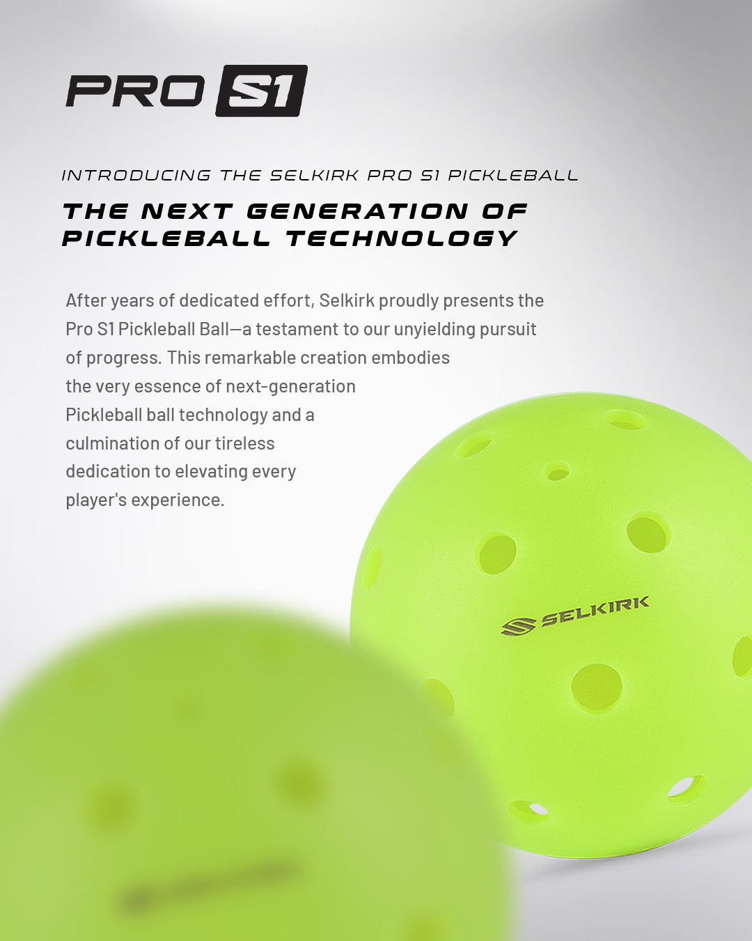 Selkirk Pro S1 Pickleball (12 Pack)
