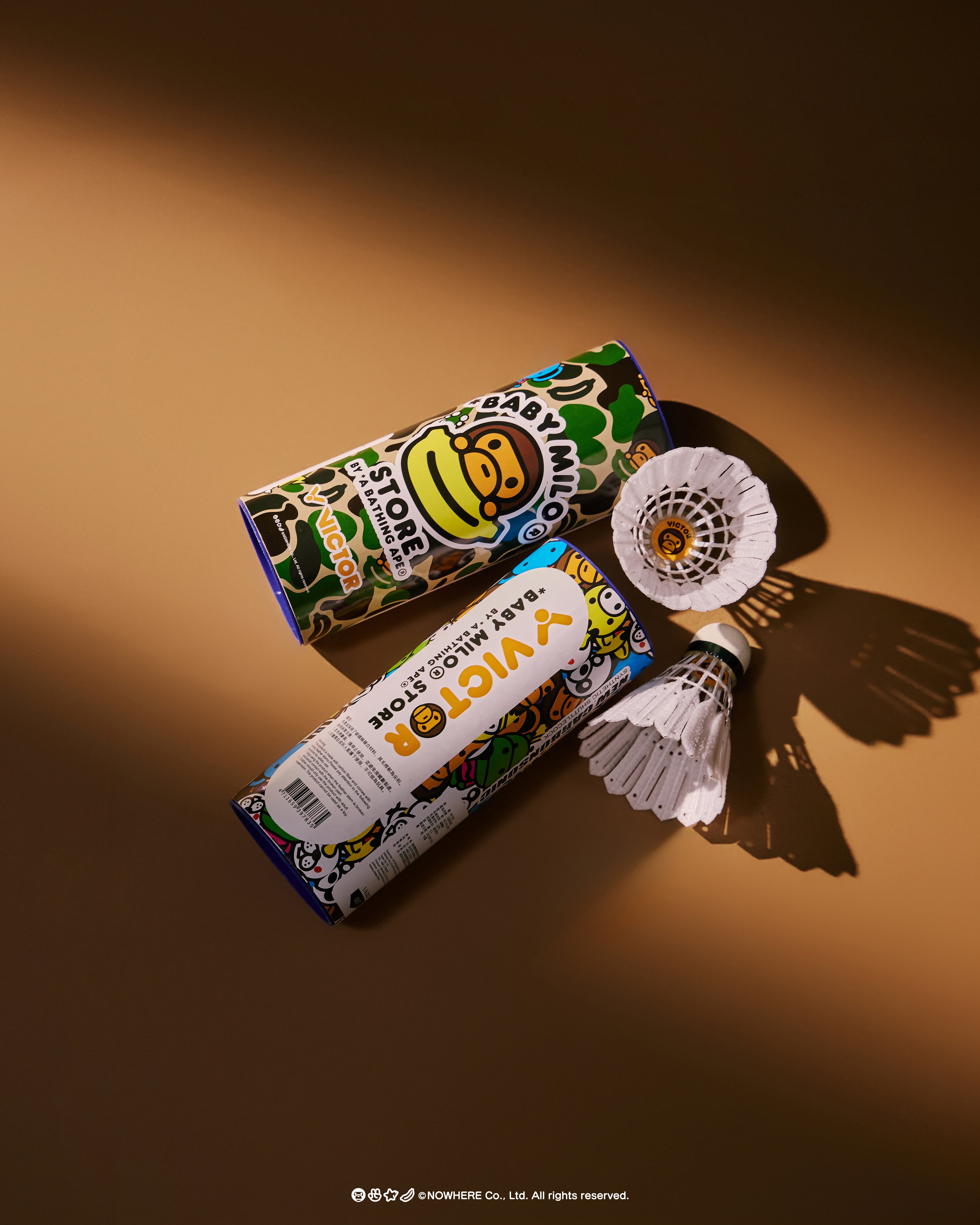 Victor X Baby Milo Store NCS Pro Synthetic Badminton Shuttlecocks (Jungle Camo)