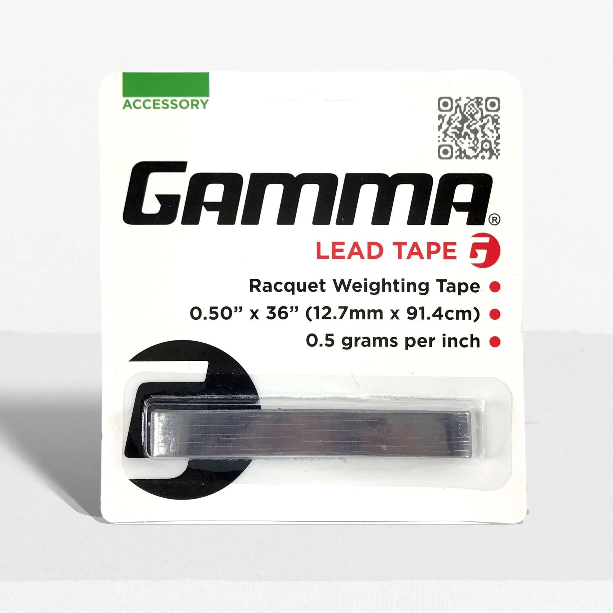 Gamma Racket Lead Tape 0.50" x 36"