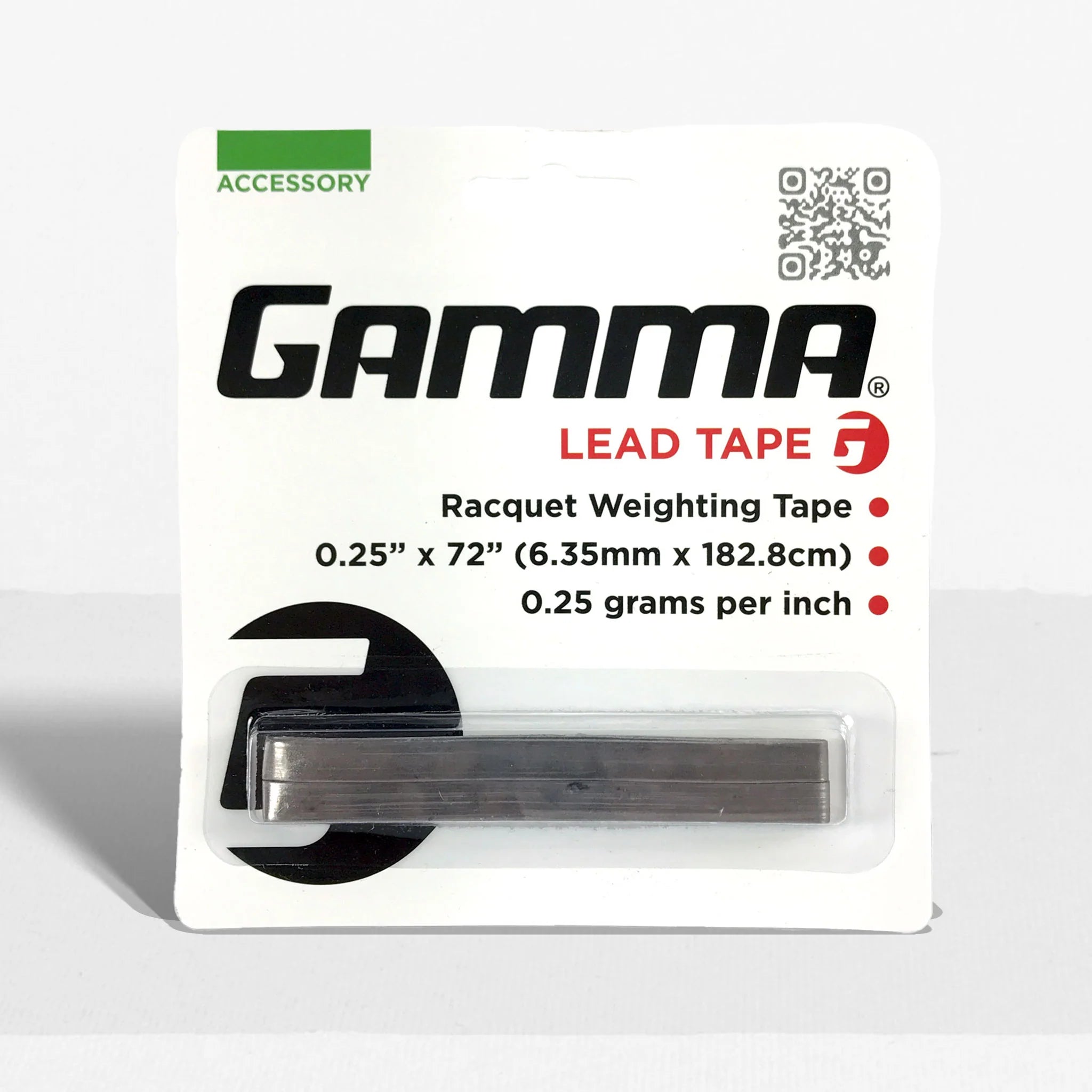 Gamma Racket Lead Tape 0.25" x 72"