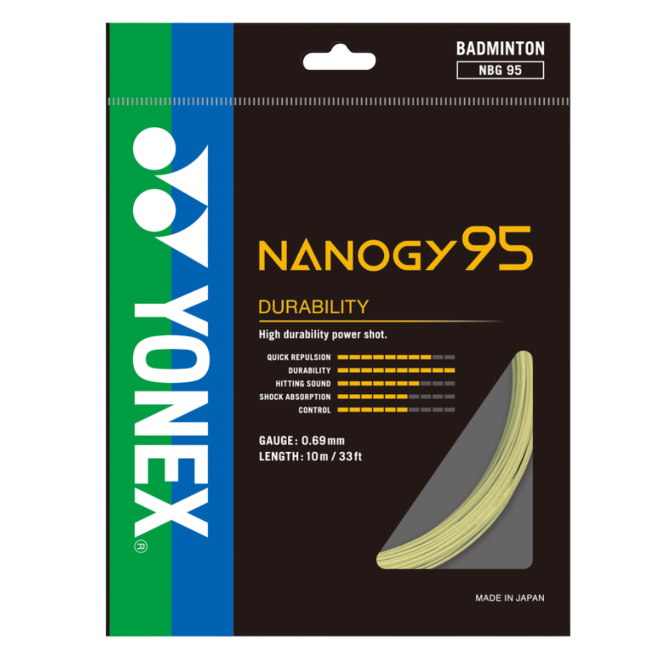 Yonex NANOGY 95 Badminton String (Single Pack)