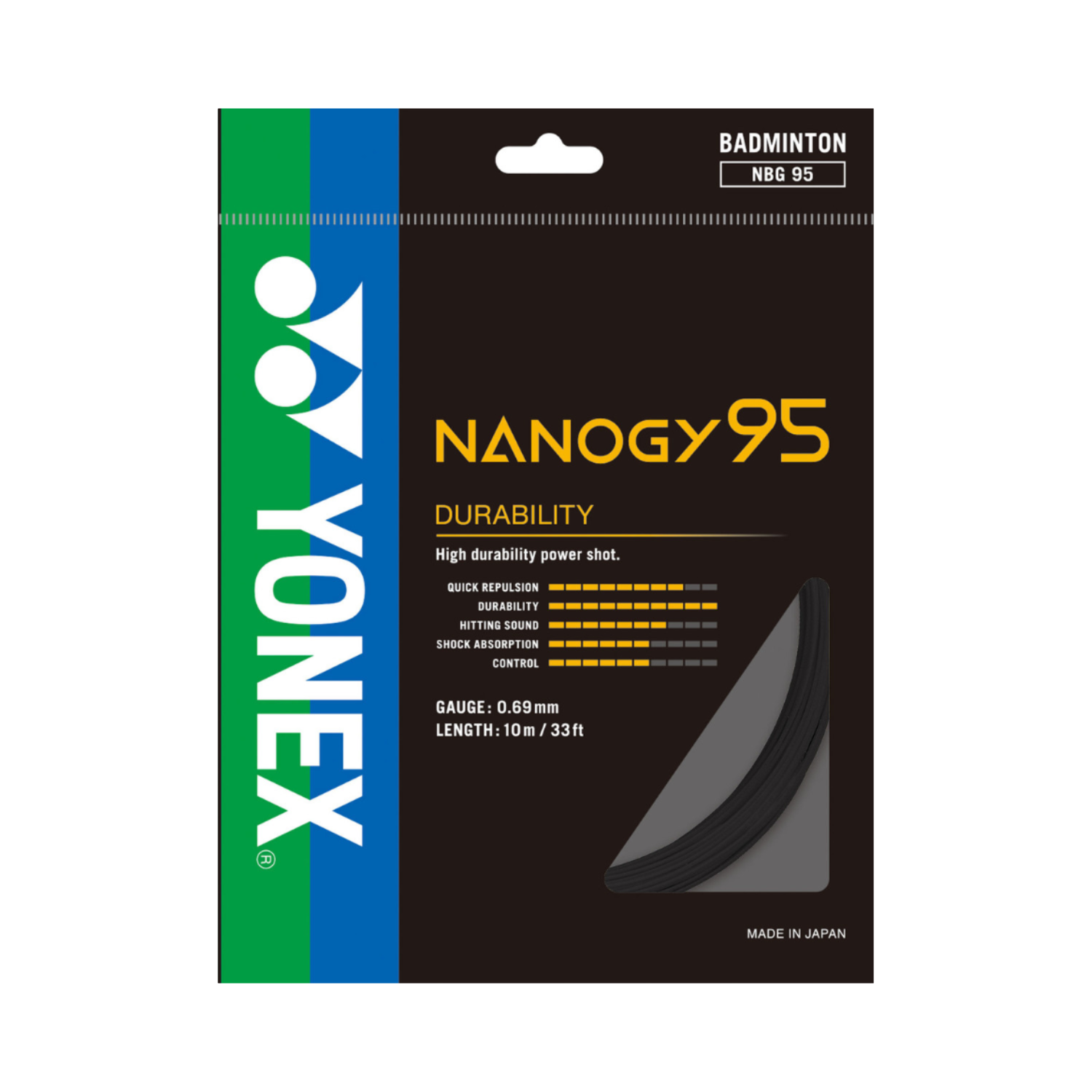 Yonex NANOGY 95 Badminton String (Single Pack)