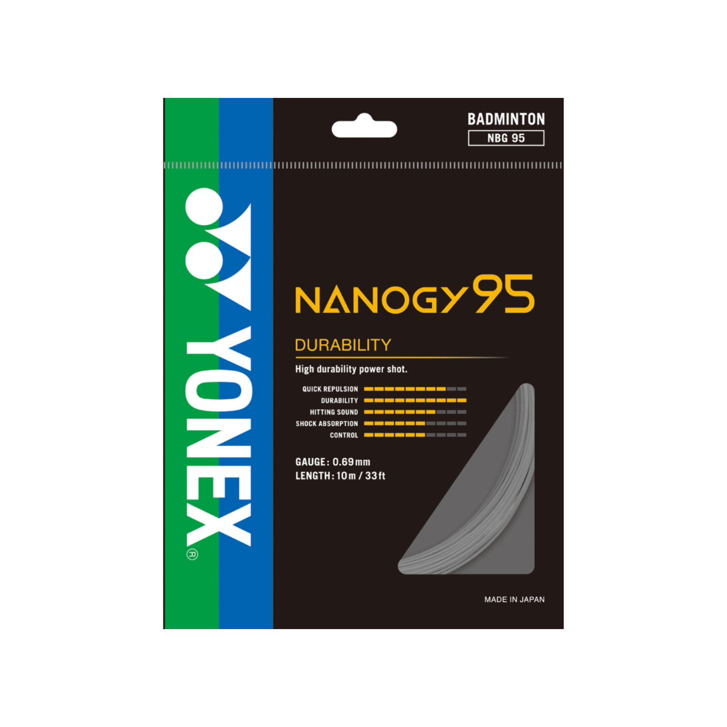 Yonex NANOGY 95 Badminton String (Single Pack)