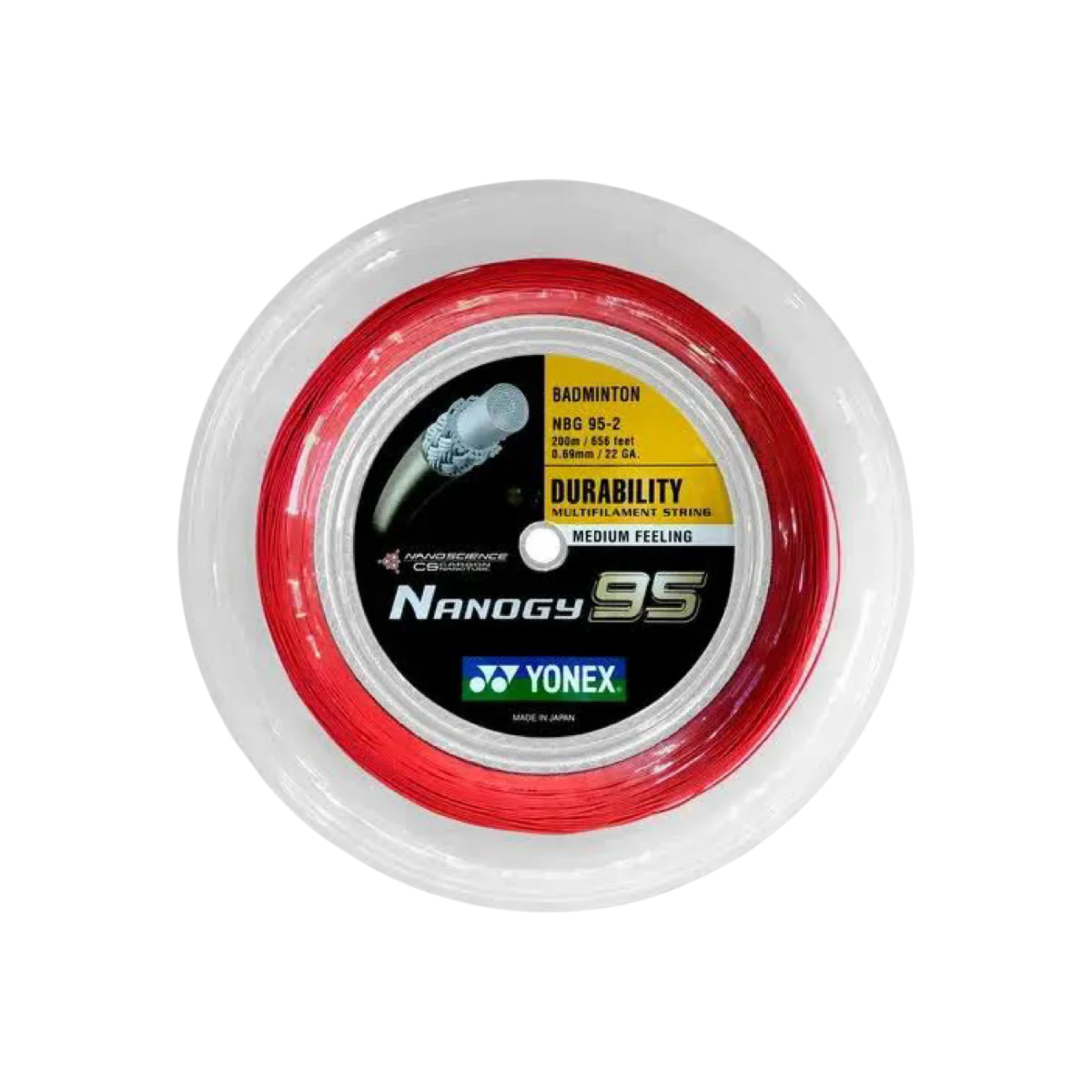 Yonex NANOGY 95 Badminton String (200m Reel)