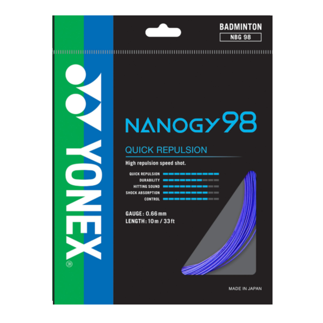 Yonex NANOGY 98 Badminton String (Single Pack)