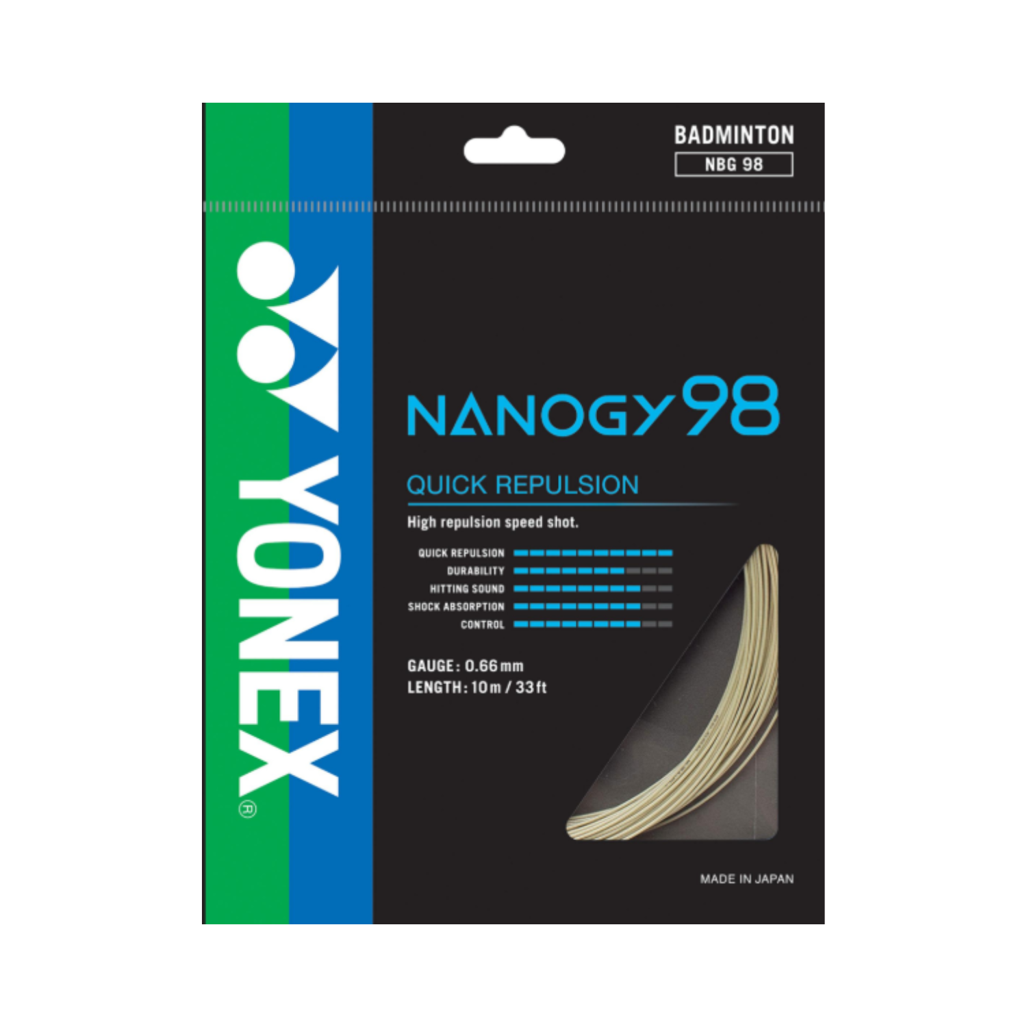 Yonex NANOGY 98 Badminton String (Single Pack)