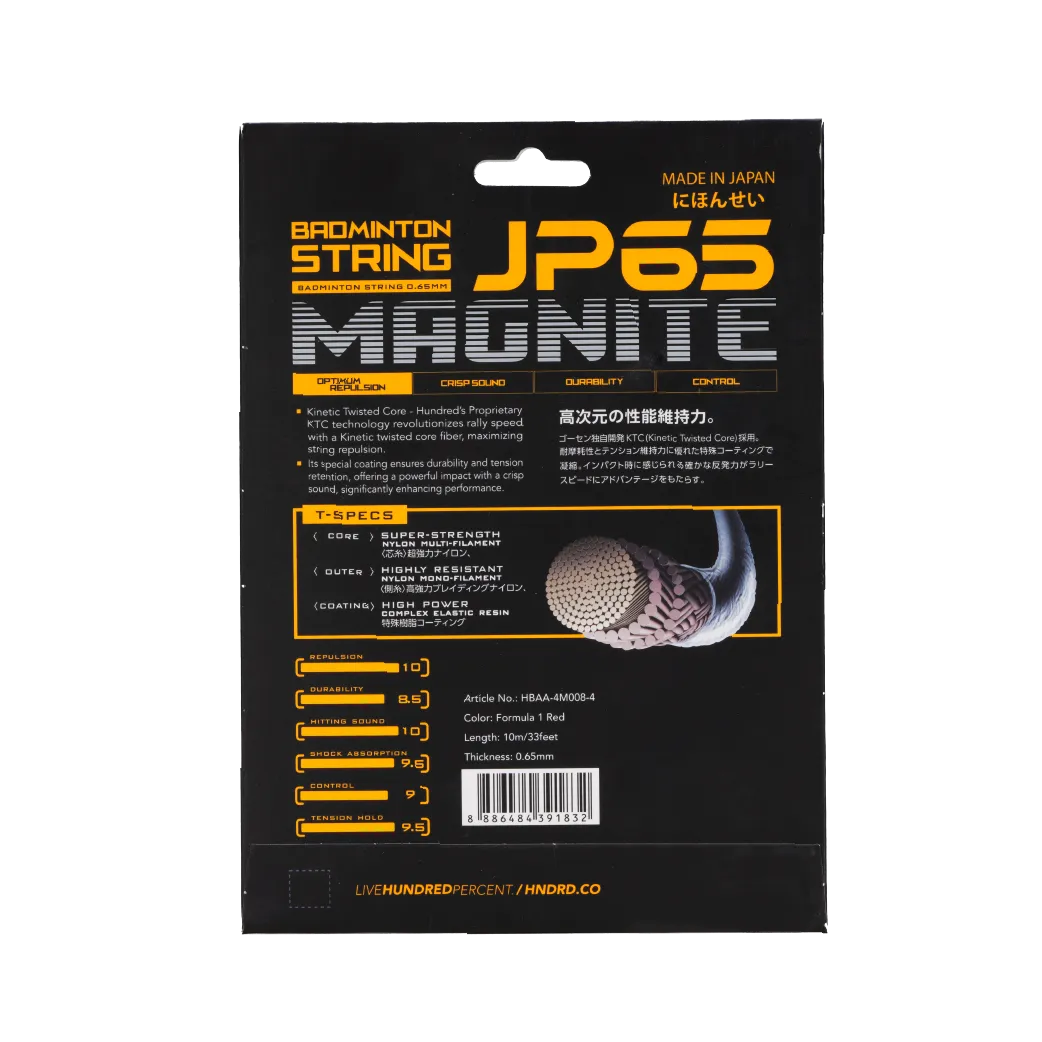 Hundred JP65 Magnite Badminton String (Single Pack)