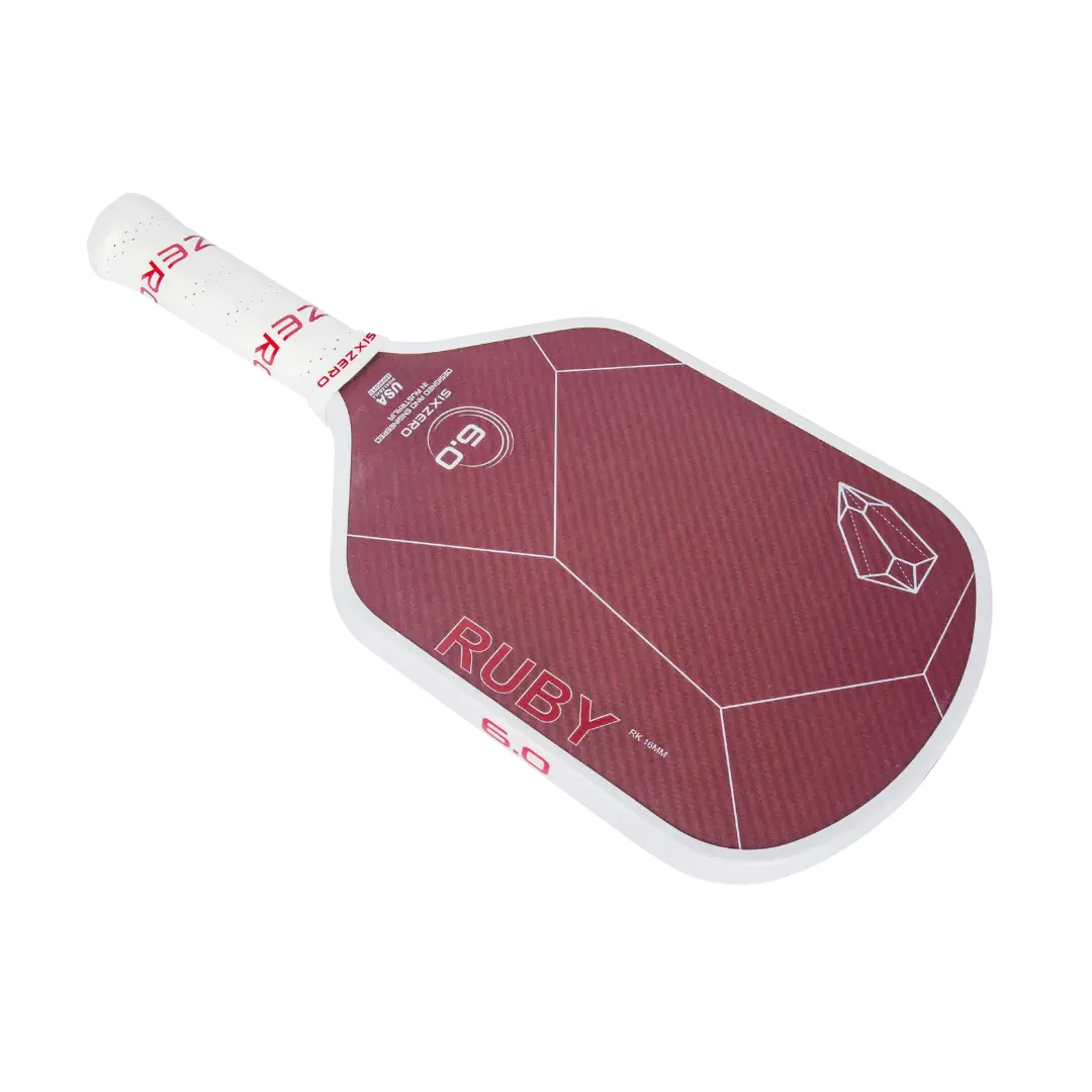 Six Zero Ruby (14mm) Pickleball Paddle
