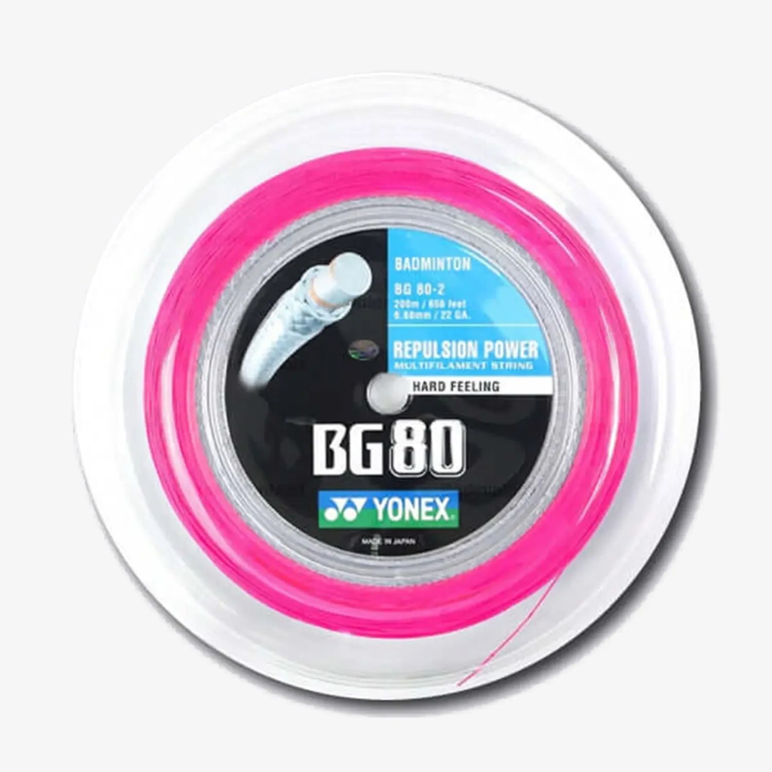 Yonex BG80 Badminton String (200m Reel)