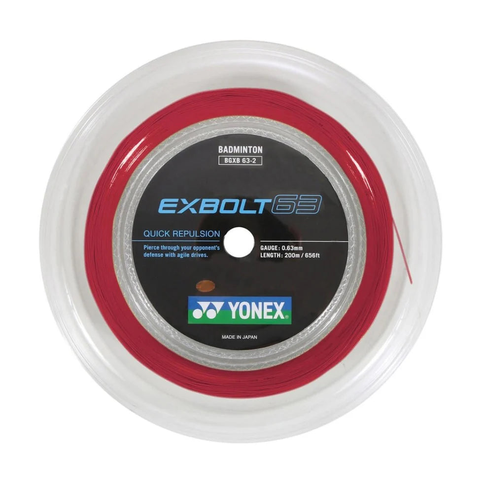 Yonex EXBOLT 63 Badminton String (200m Reel)