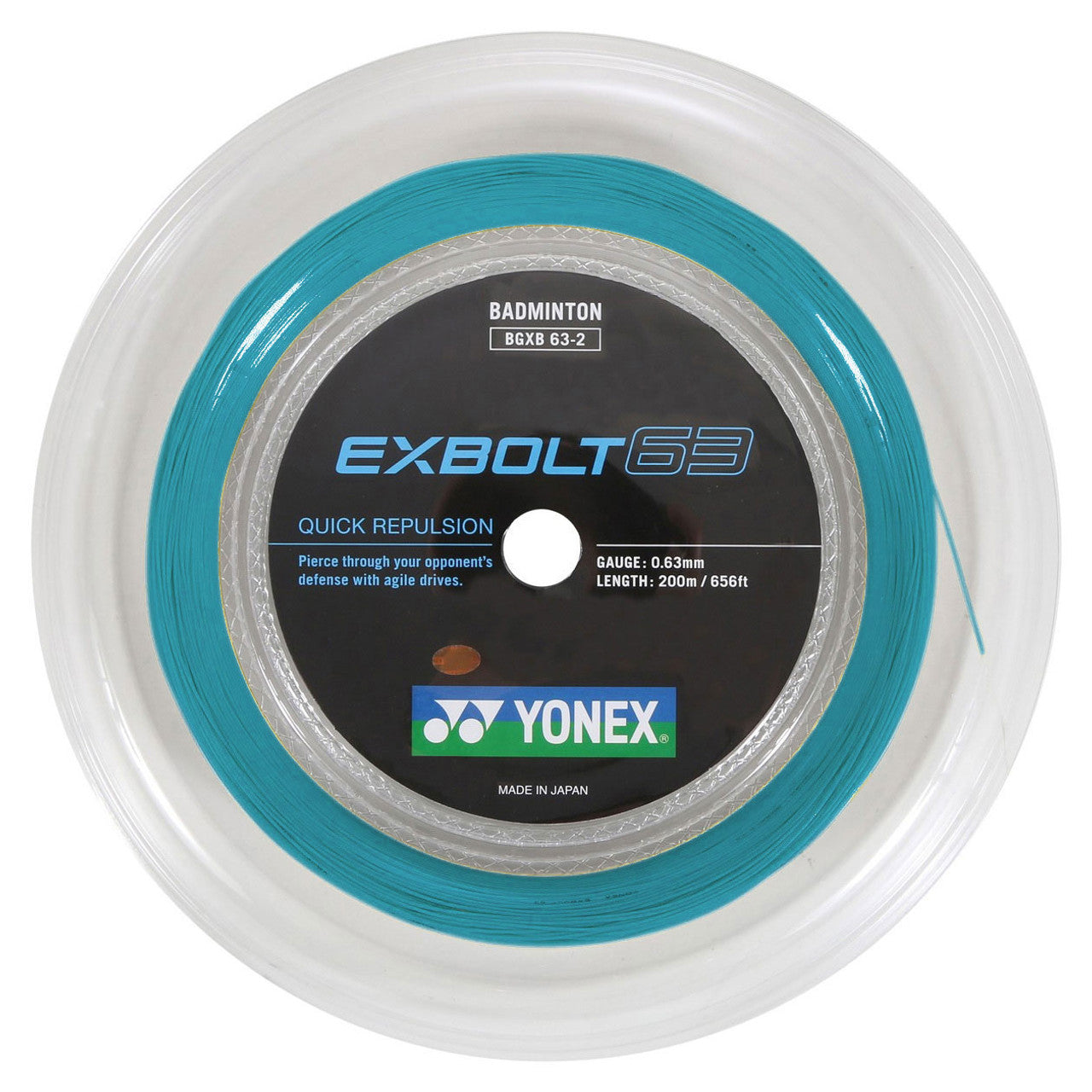 Yonex EXBOLT 63 Badminton String (200m Reel)
