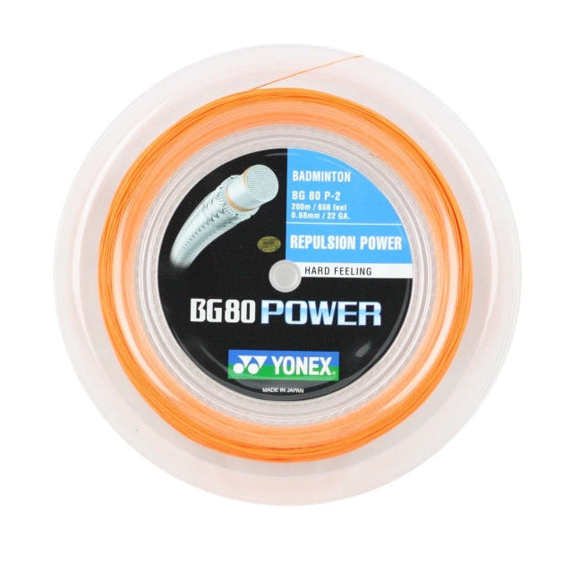 Yonex BG80 POWER Badminton String (200m Reel)