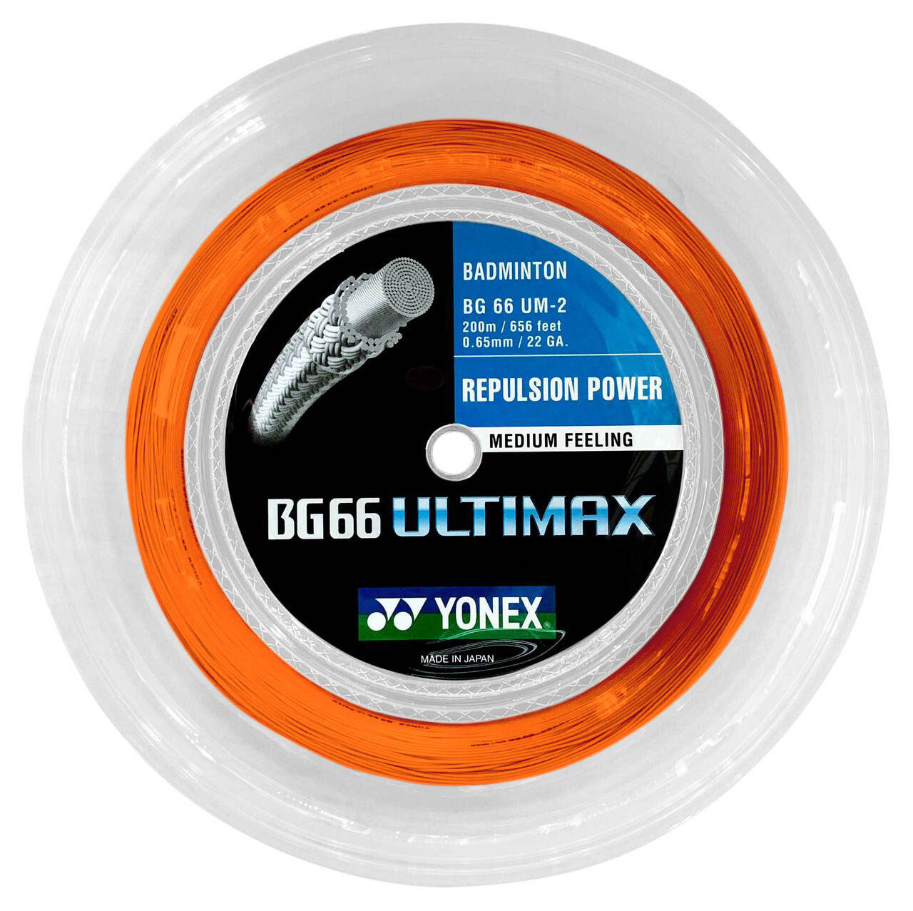 Yonex BG66 ULTIMAX Badminton String (200m Reel)