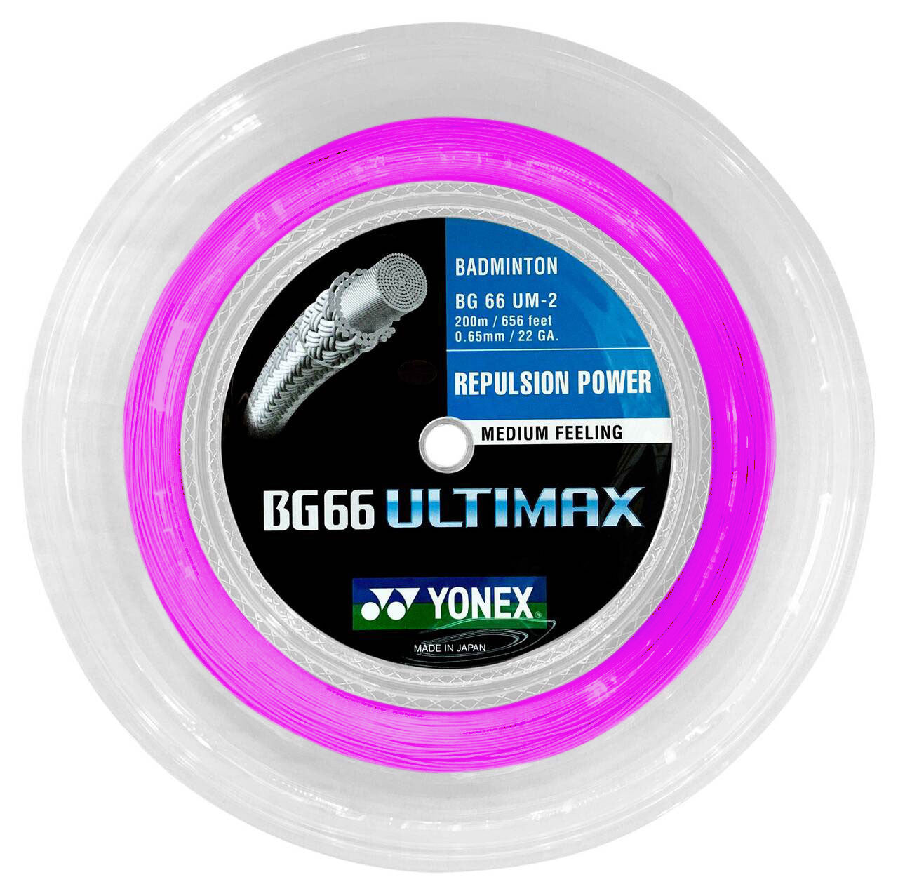 Yonex BG66 ULTIMAX Badminton String (200m Reel)