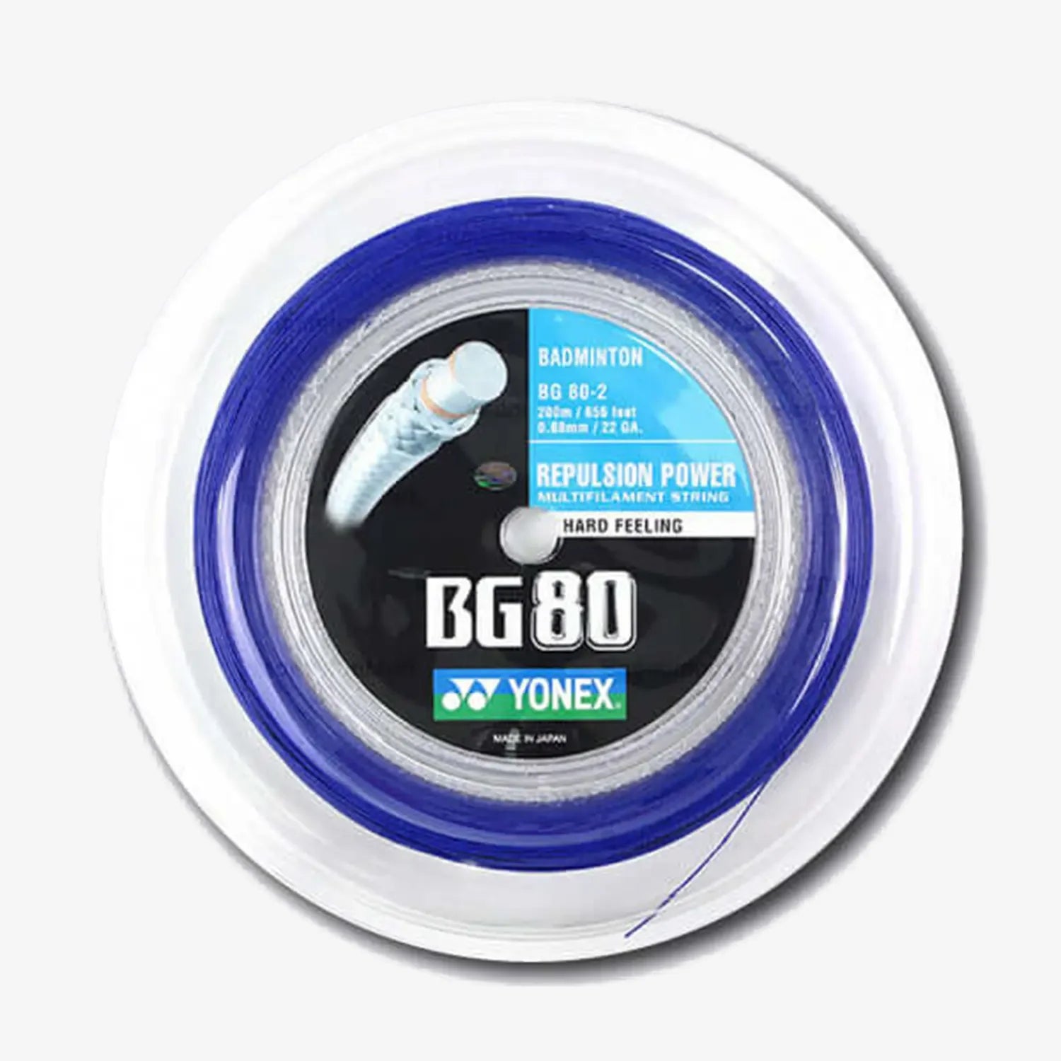 Yonex BG80 Badminton String (200m Reel)