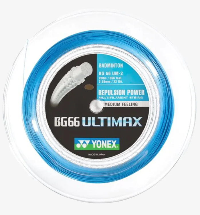 Yonex BG66 ULTIMAX Badminton String (200m Reel)