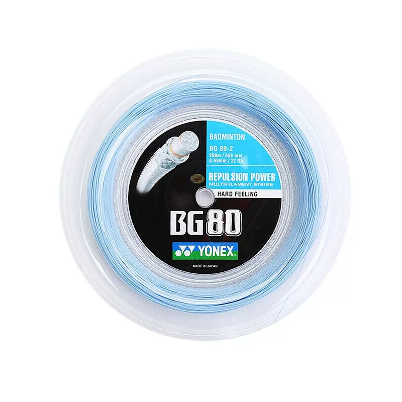 Yonex BG80 Badminton String (200m Reel)