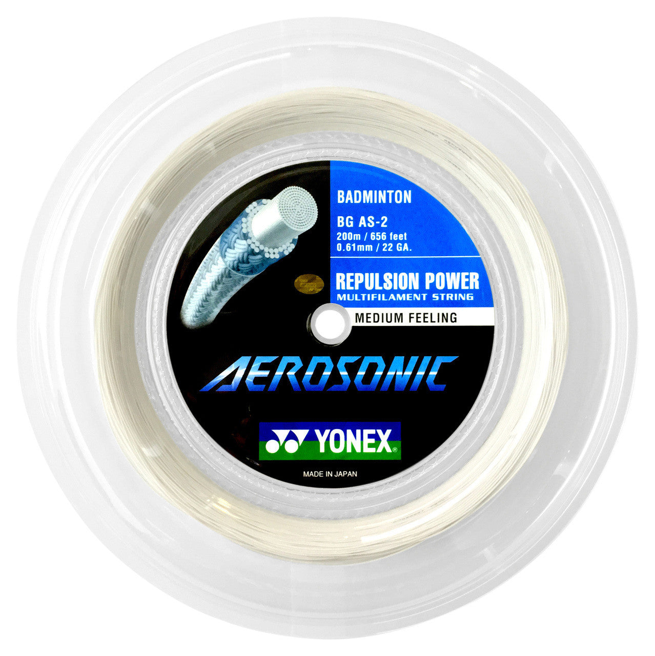 Yonex AEROSONIC Badminton String (200m Reel)