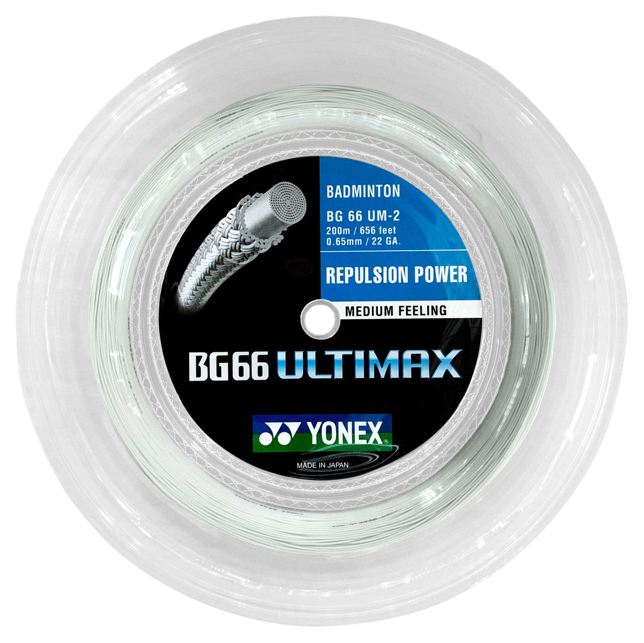 Yonex BG66 ULTIMAX Badminton String (200m Reel)