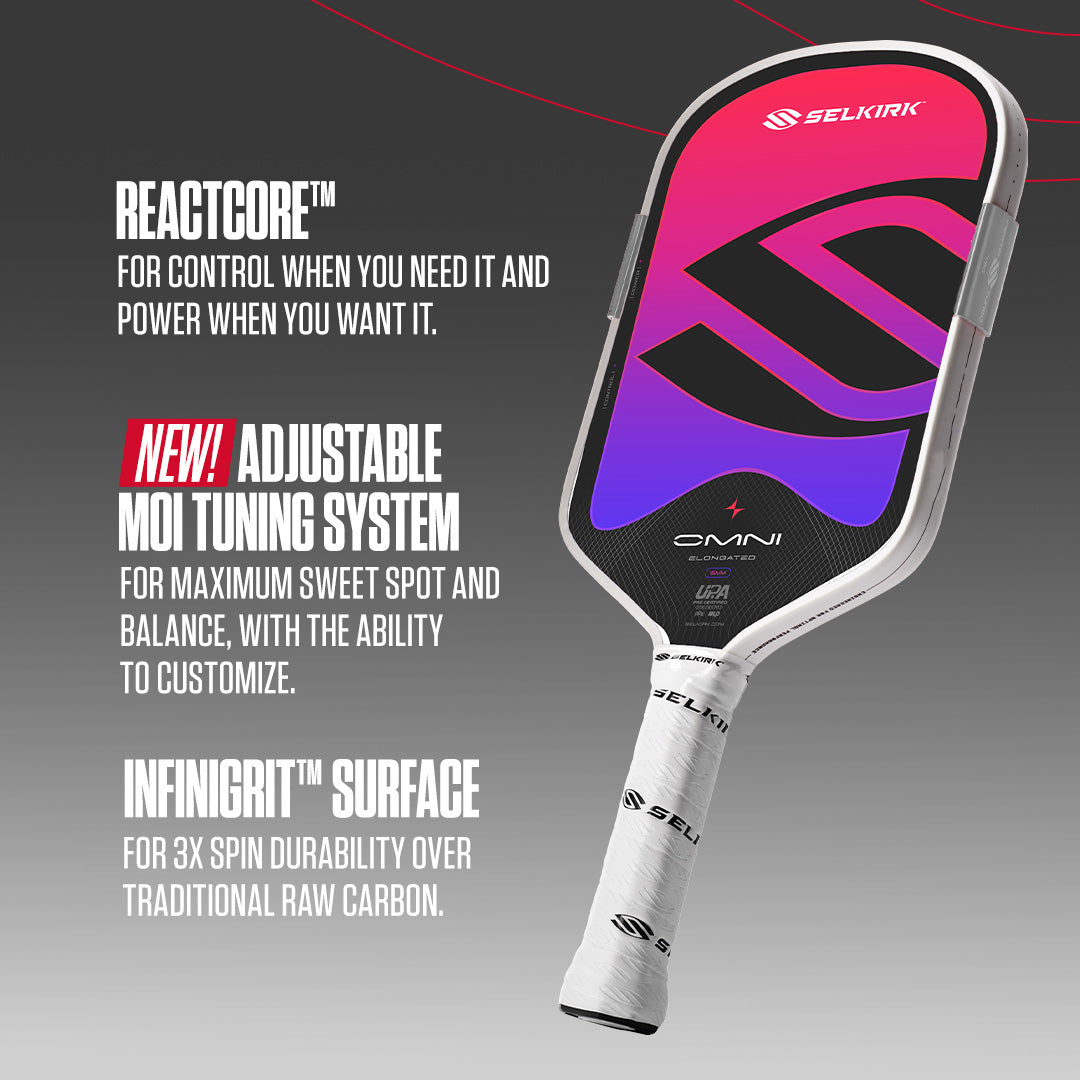 Selkirk OMNI - Elongated Pickleball Paddle