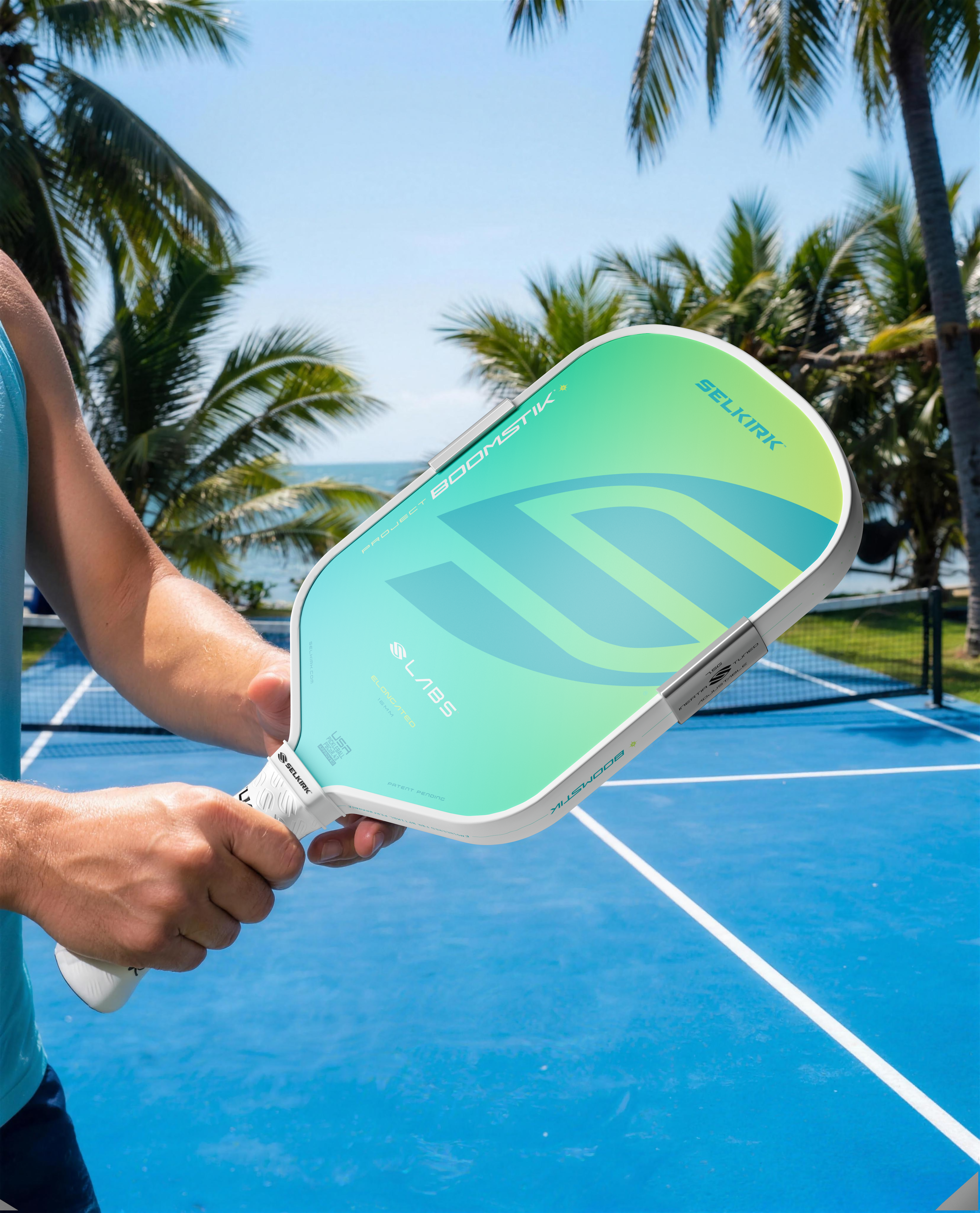 Selkirk LABS Project Boomstik US Calypso Colorway (Limited Edition) - Elongated Pickleball Paddle