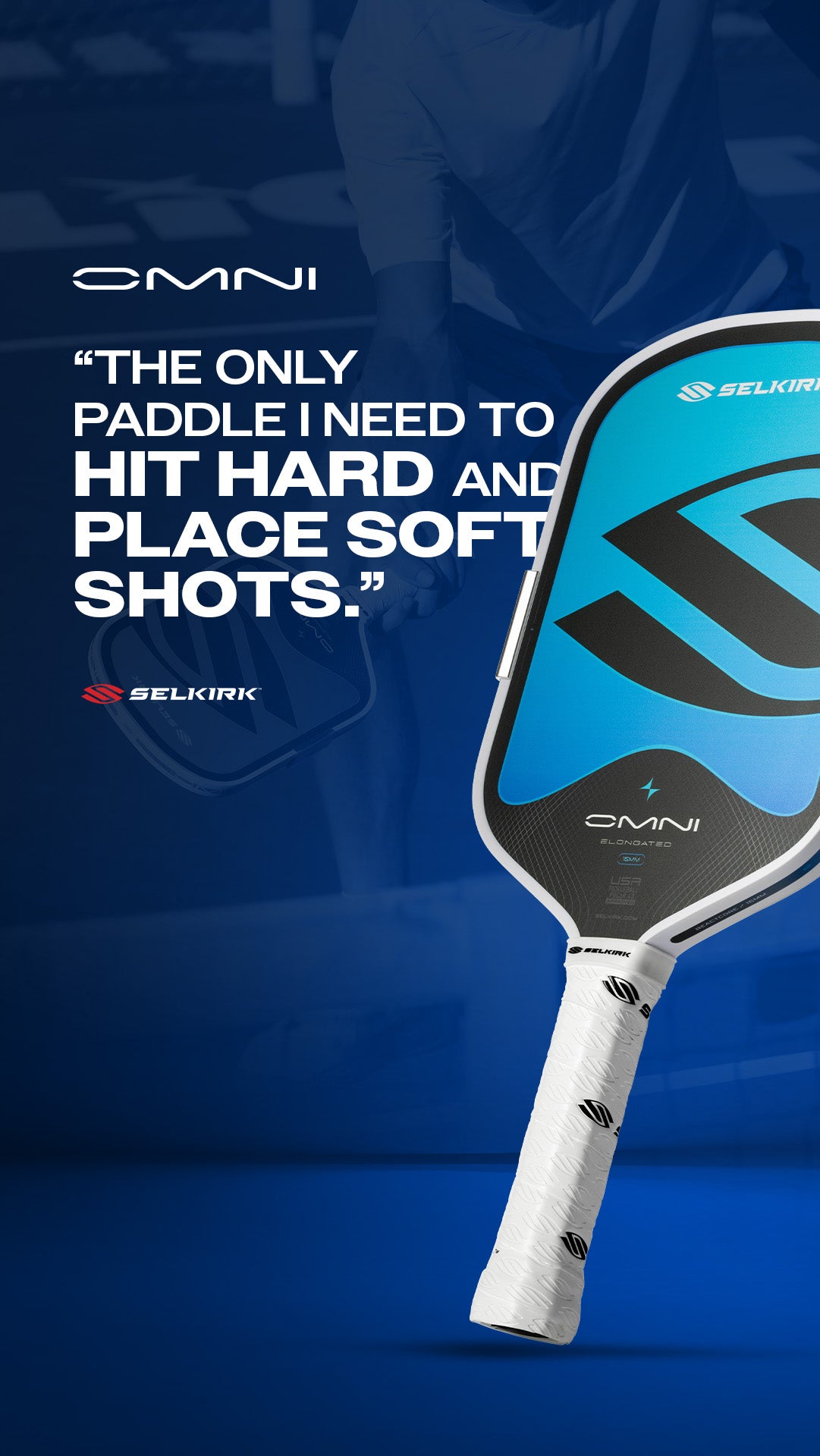Selkirk OMNI - Elongated Pickleball Paddle