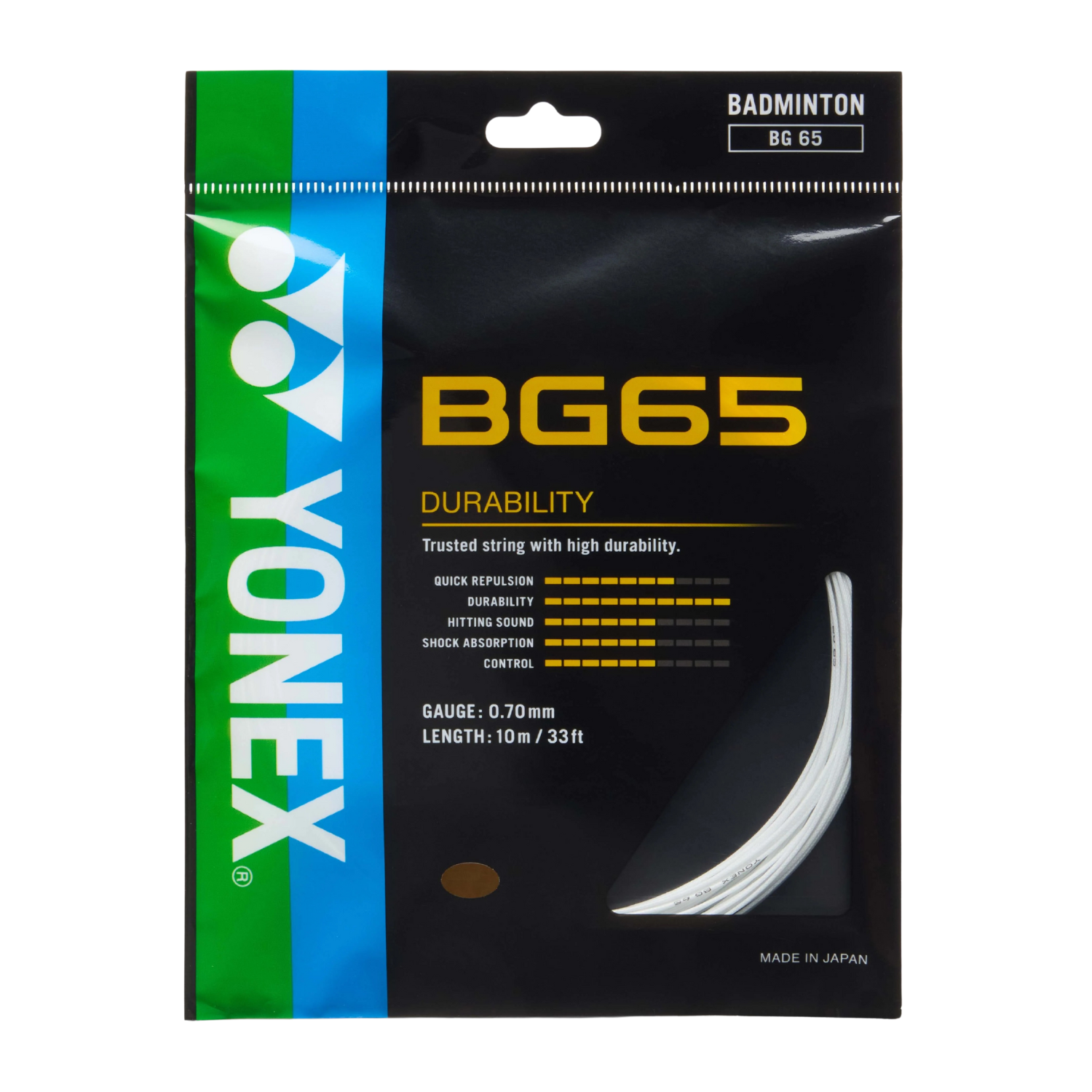 Yonex BG65 Badminton String (Single Pack)