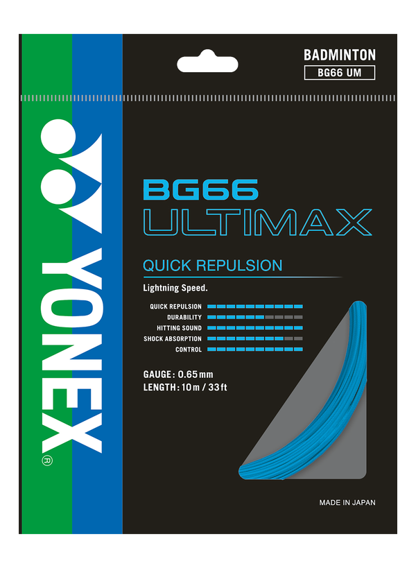 Yonex BG66 ULTIMAX Badminton String (Single Pack)