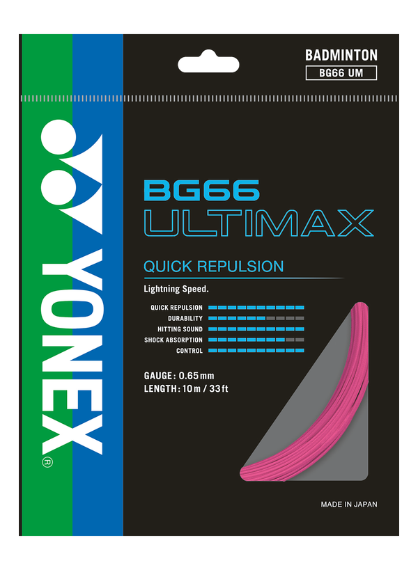 Yonex BG66 ULTIMAX Badminton String (Single Pack)