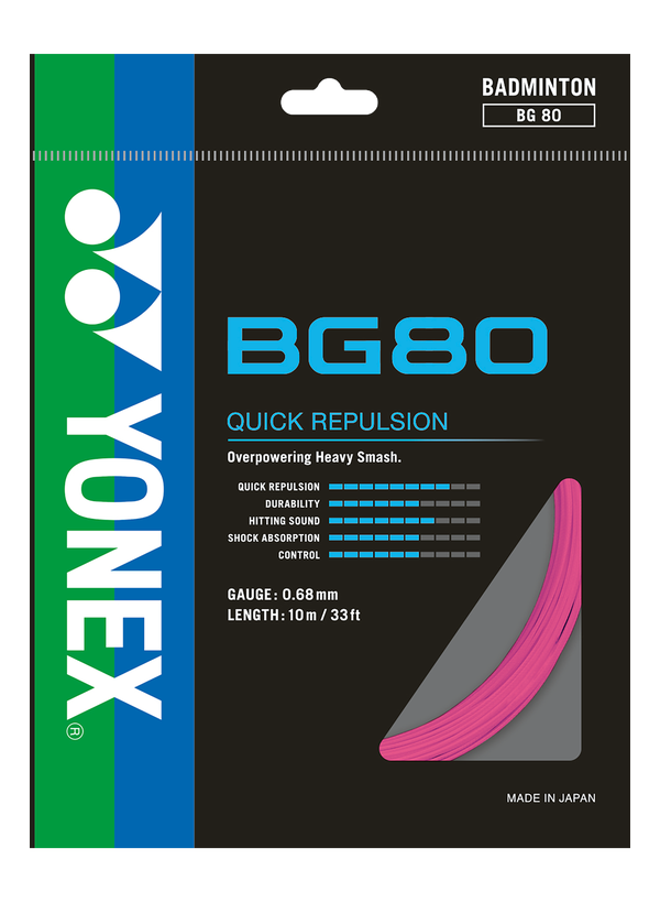 Yonex BG80 Badminton String (Single Pack)