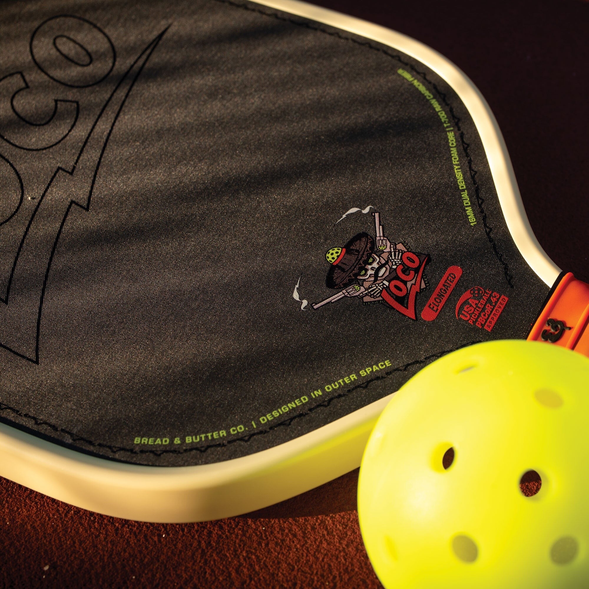 Bread & Butter The Loco 16mm - Elongated Pickleball Paddle