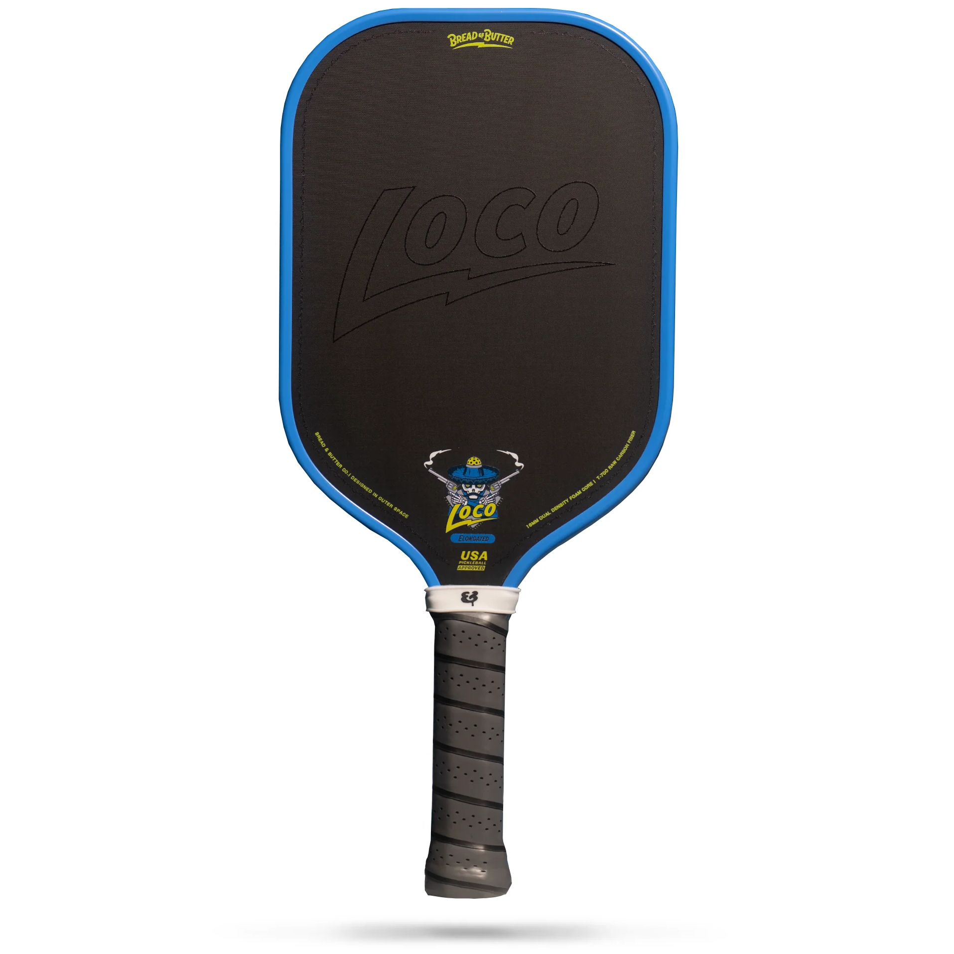Bread & Butter The Loco 16mm - Elongated Pickleball Paddle