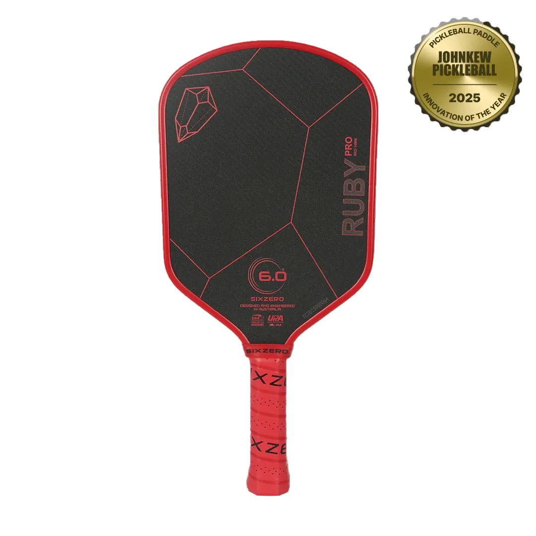 Six Zero Ruby Pro (14mm) Pickleball Paddle