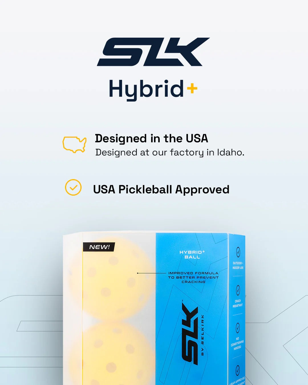 Selkirk SLK Hybrid+ Pickleball (12 Pack)