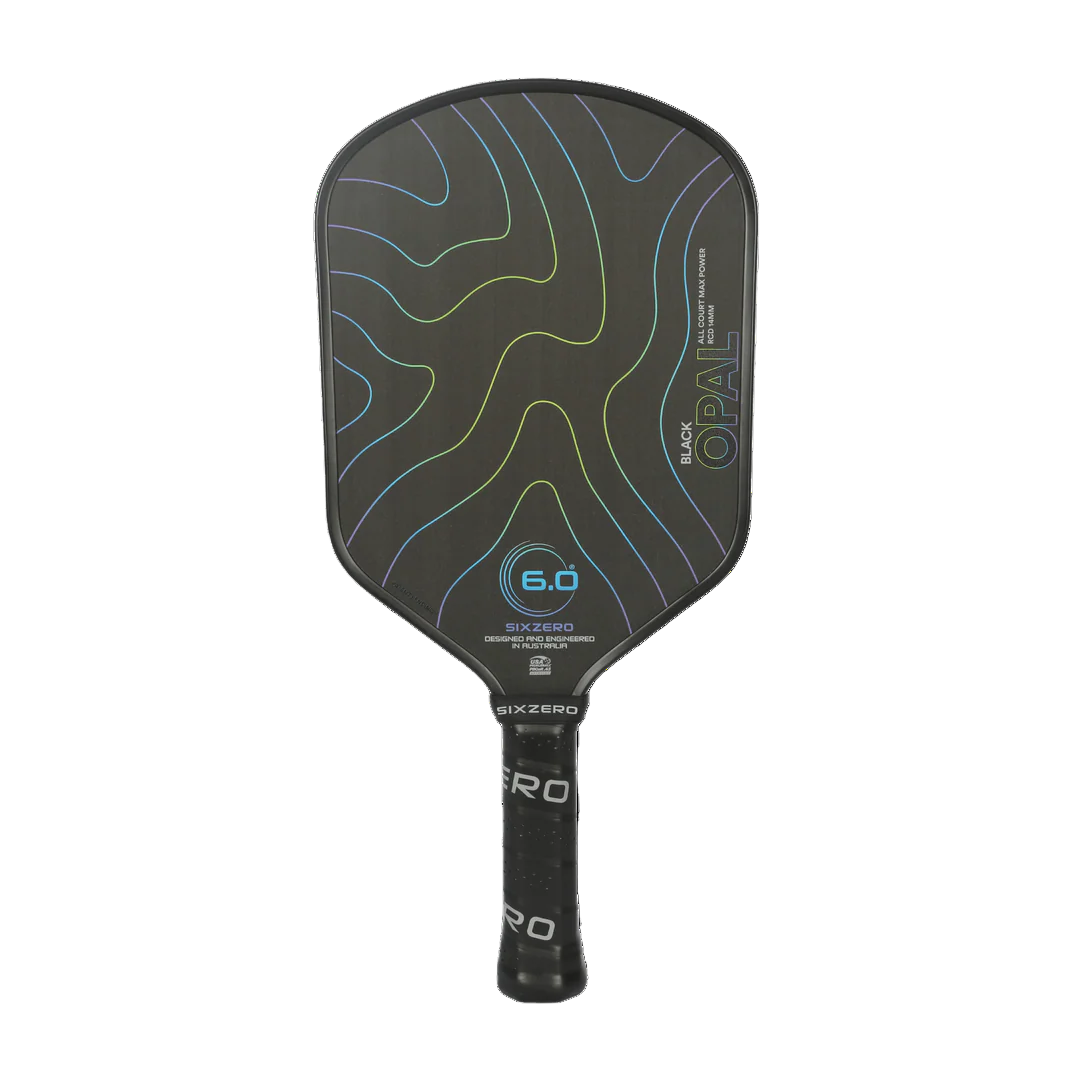 Six Zero Black Opal (14mm) Pickleball Paddle