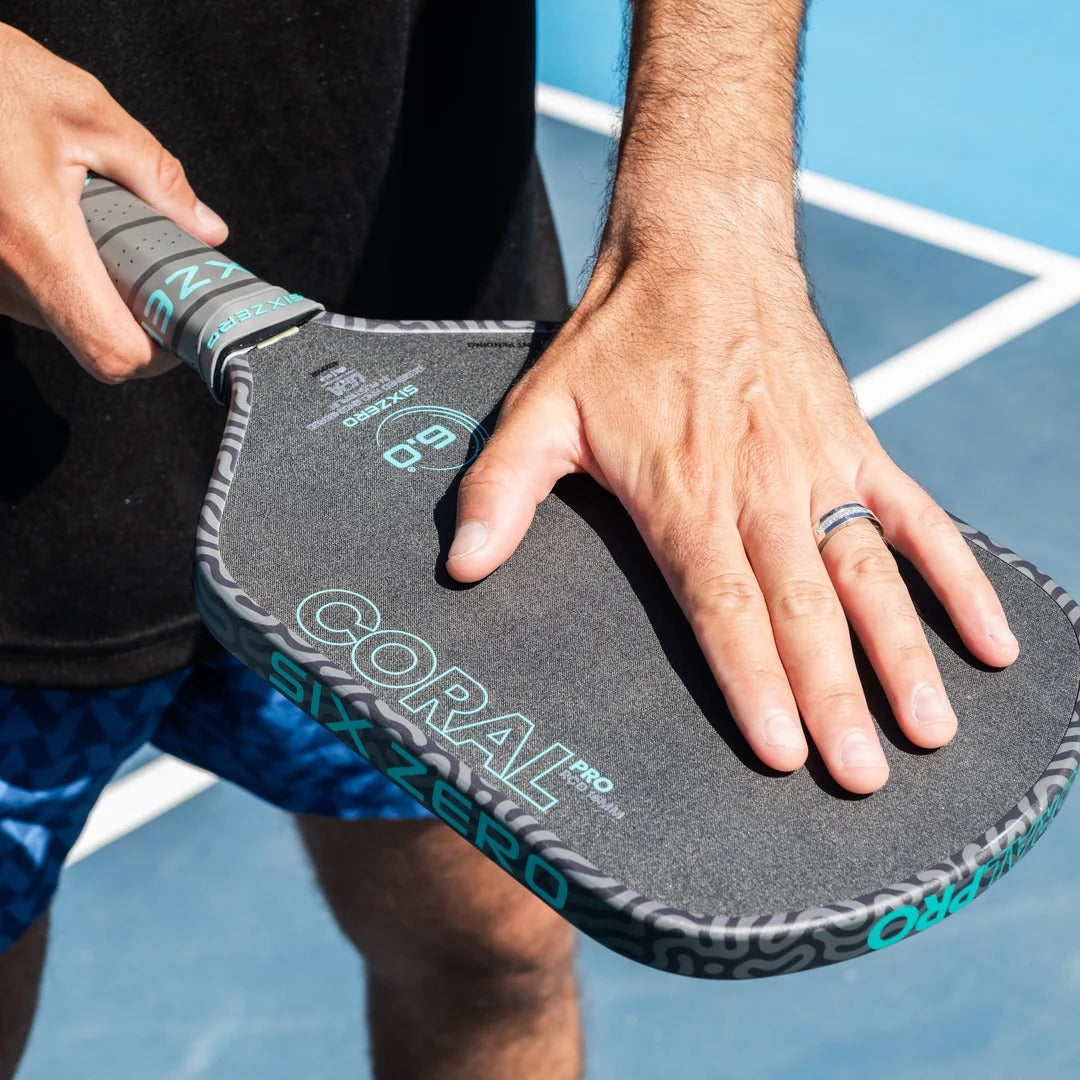 Six Zero Coral PRO (16mm) - Elongated Pickleball Paddle