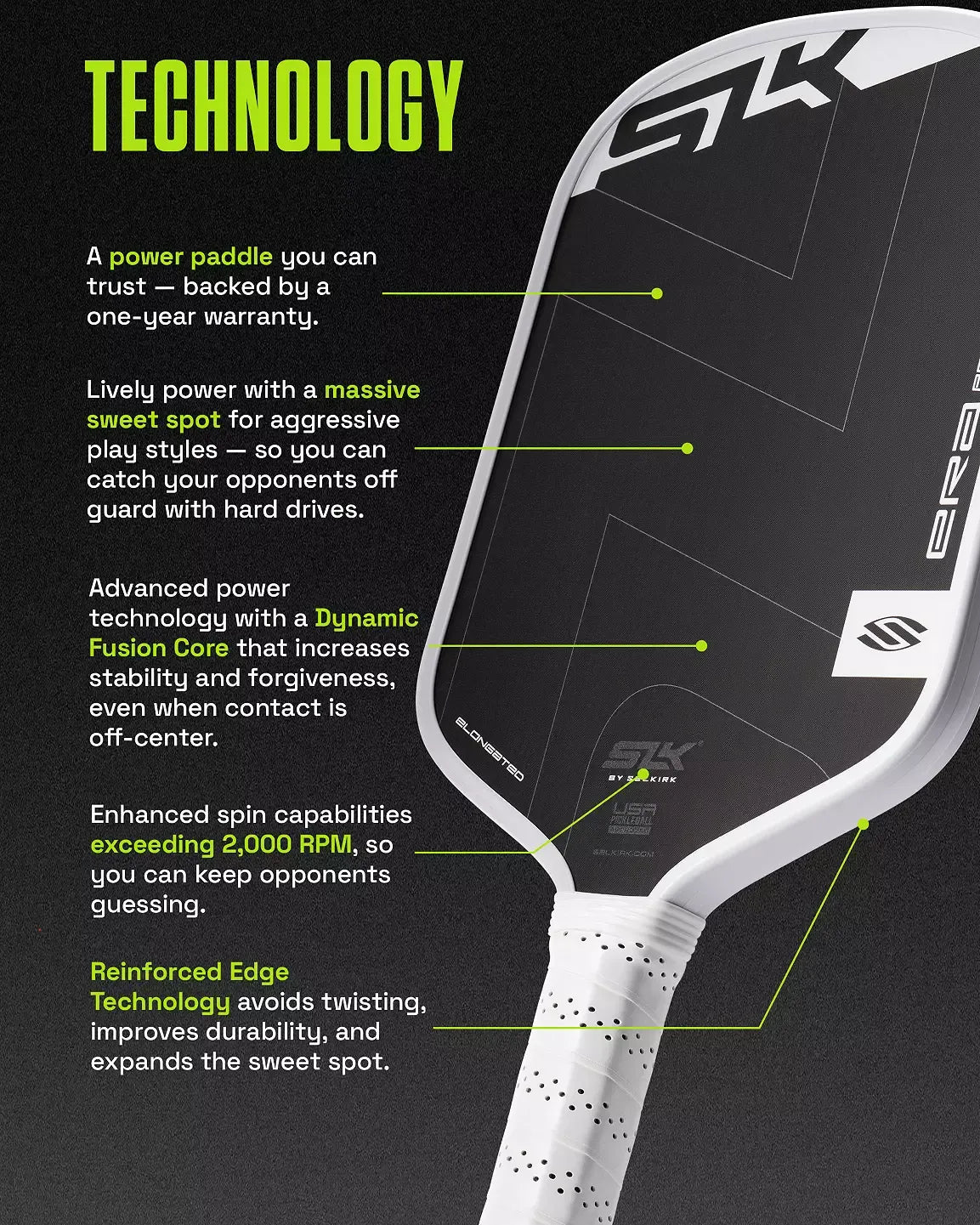Selkirk ERA Power (Sunset Limited Color Edition) - Widebody Pickleball Paddle
