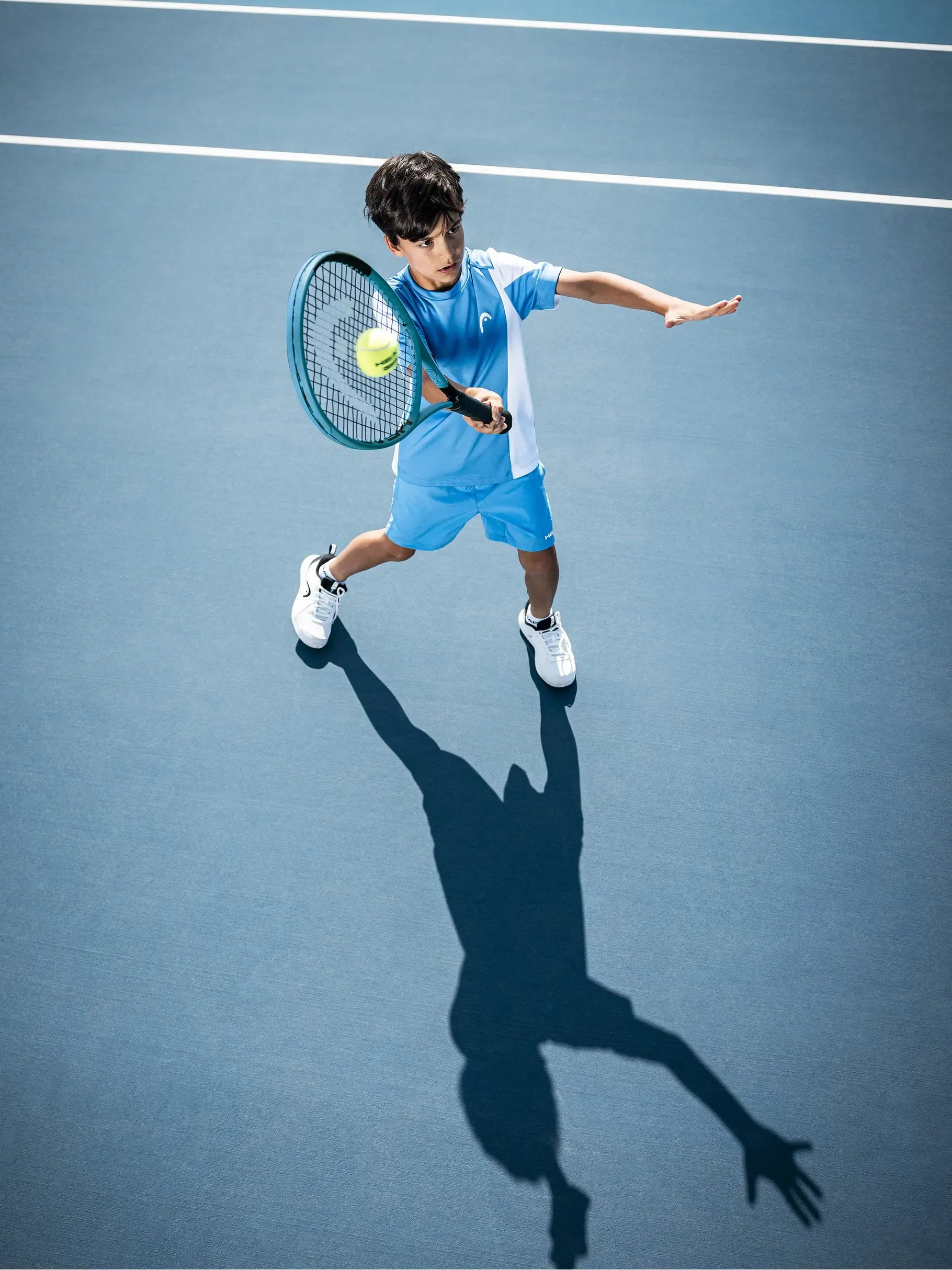 HEAD Boom Jr. Tennis Racket (Ski Blue) (Pre-Strung) (2026)