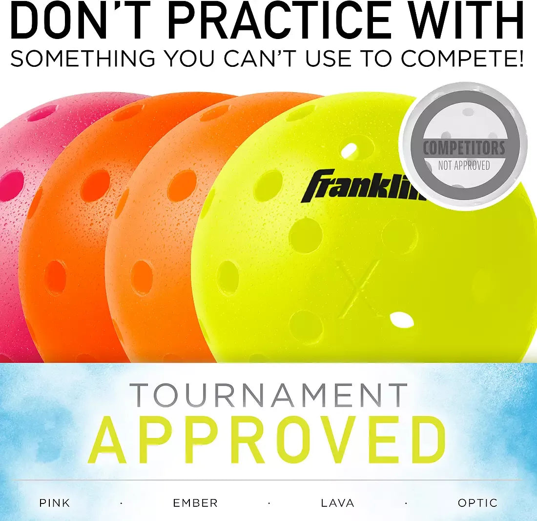 Franklin X-40 Outdoor Pickleball (36 Ball Bucket)