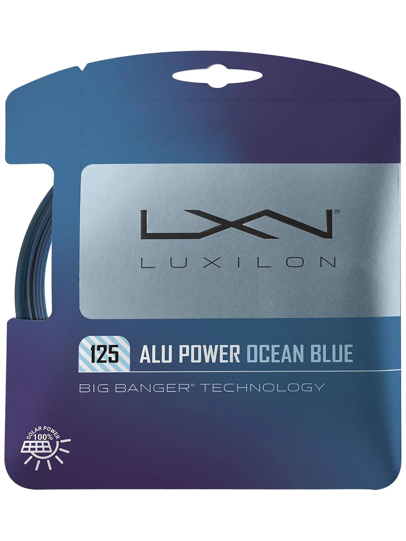 Luxilon LXN ALU Power 125 Tennis String (Single Pack) (Ocean Blue)