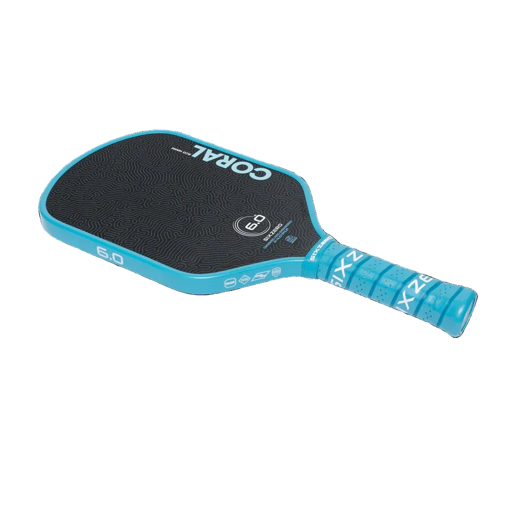 Six Zero Coral (16mm) - Hybrid Pickleball Paddle