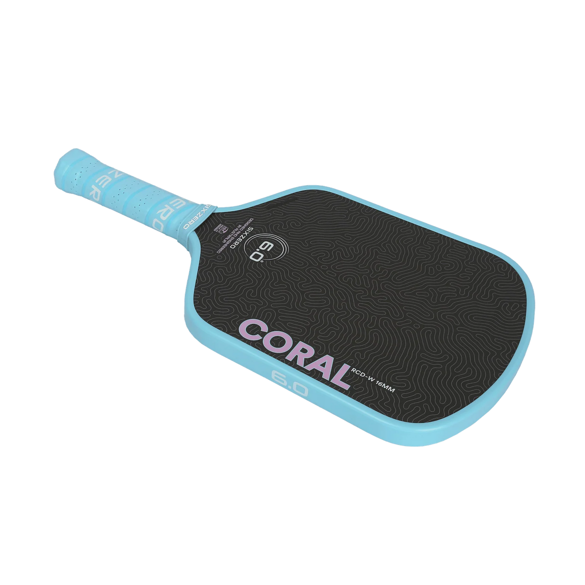 Six Zero Coral Lightweight (16mm) - Widebody Pickleball Paddle