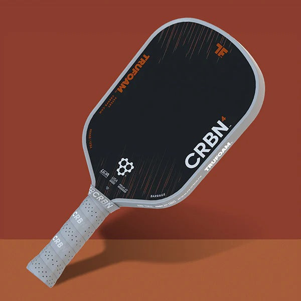 CRBN 4 TruFoam Barrage Pickleball Paddle (Hybrid, AeroCurve)