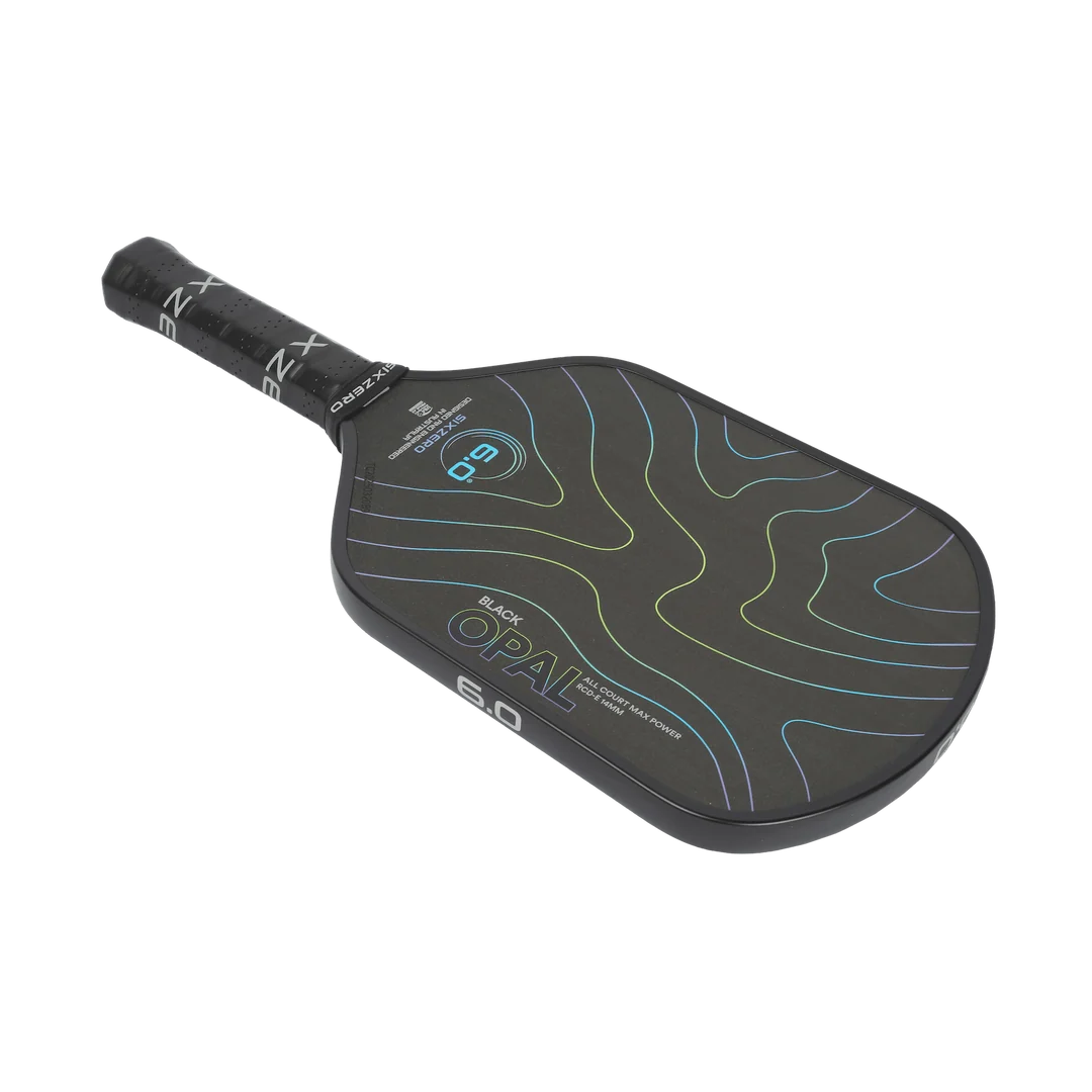 Six Zero Black Opal (14mm) - Elongated Pickleball Paddle