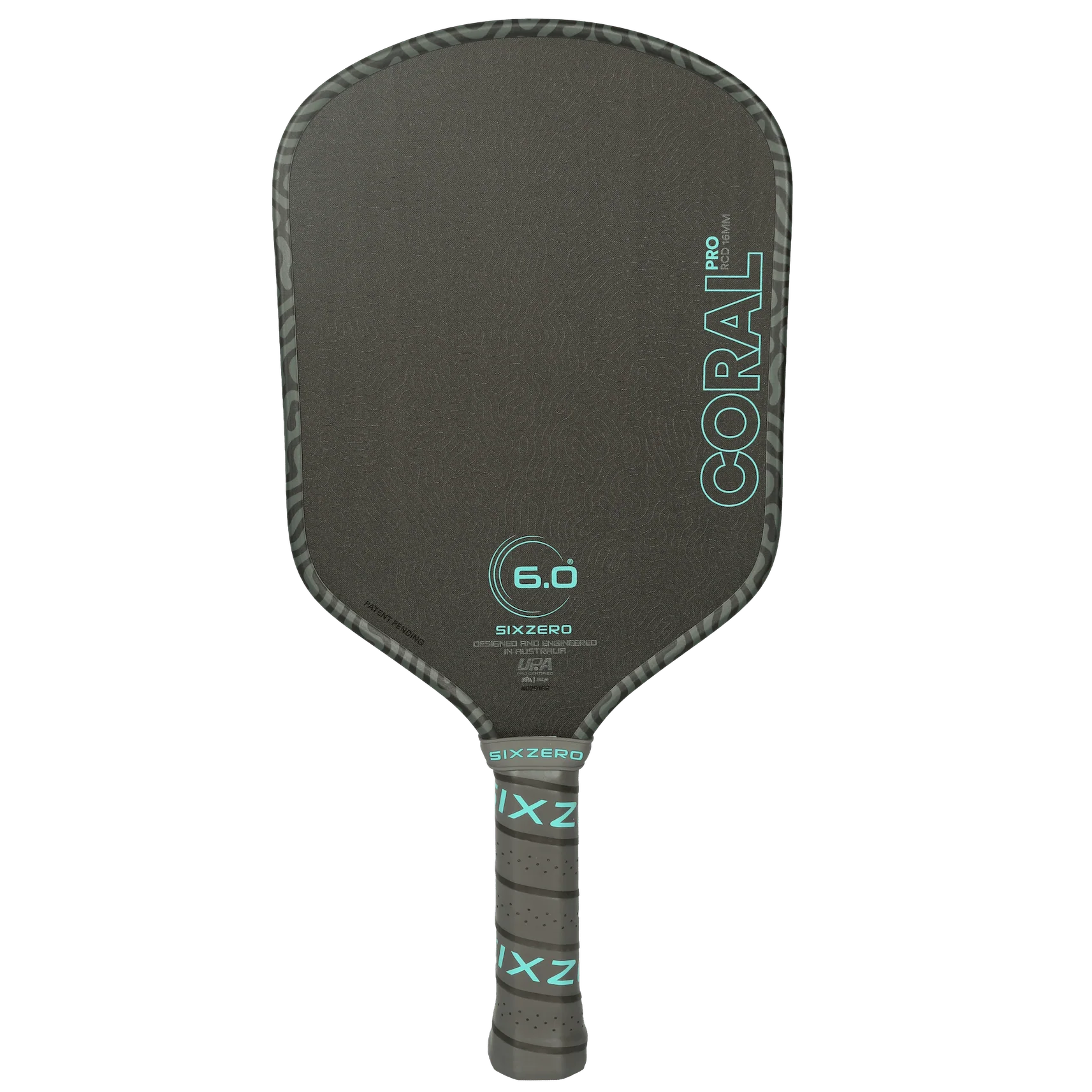 Six Zero Coral PRO (16mm) - Hybrid Pickleball Paddle
