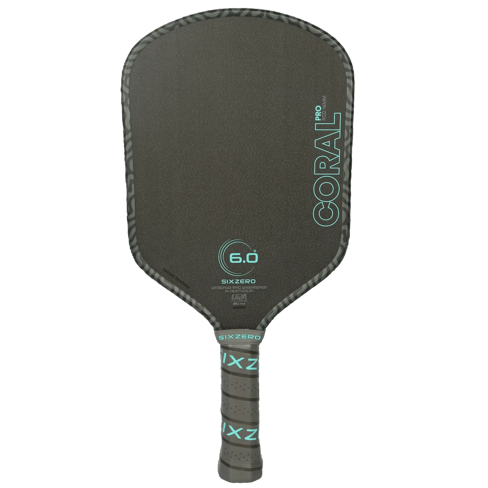 Six Zero Coral PRO (16mm) - Hybrid Pickleball Paddle