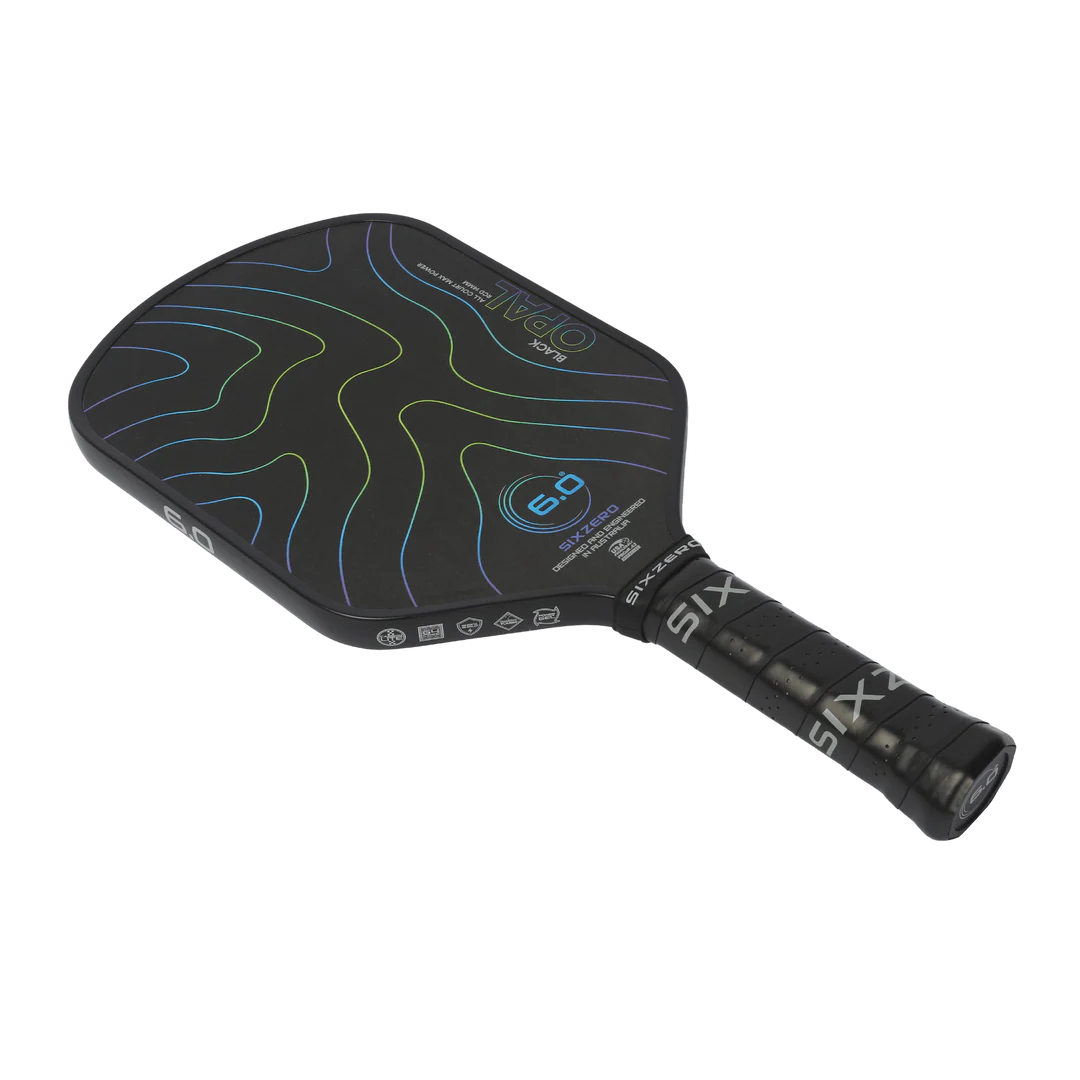 Six Zero Black Opal (14mm) Pickleball Paddle