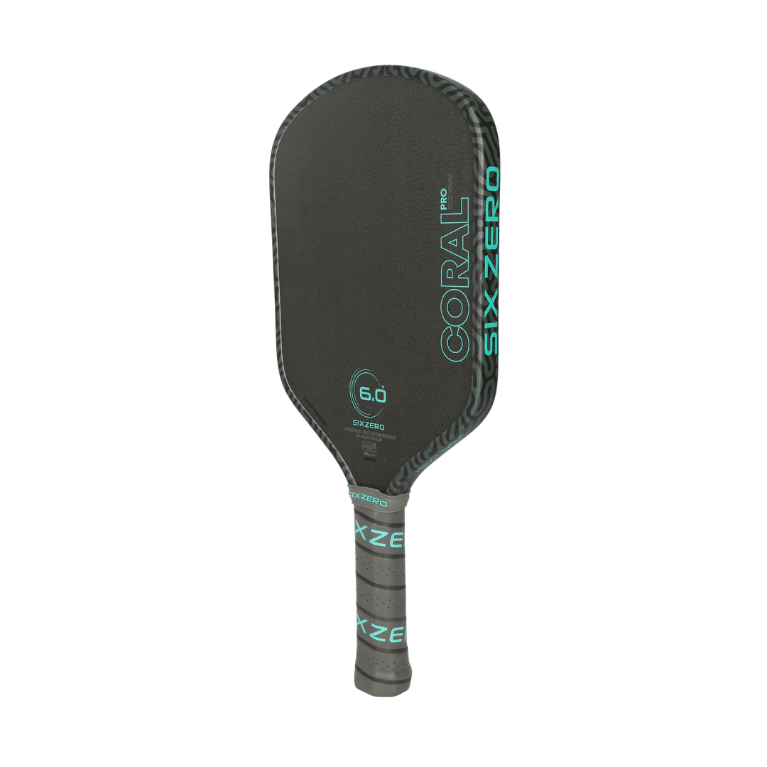 Six Zero Coral Pro (16mm) - Widebody Pickleball Paddle