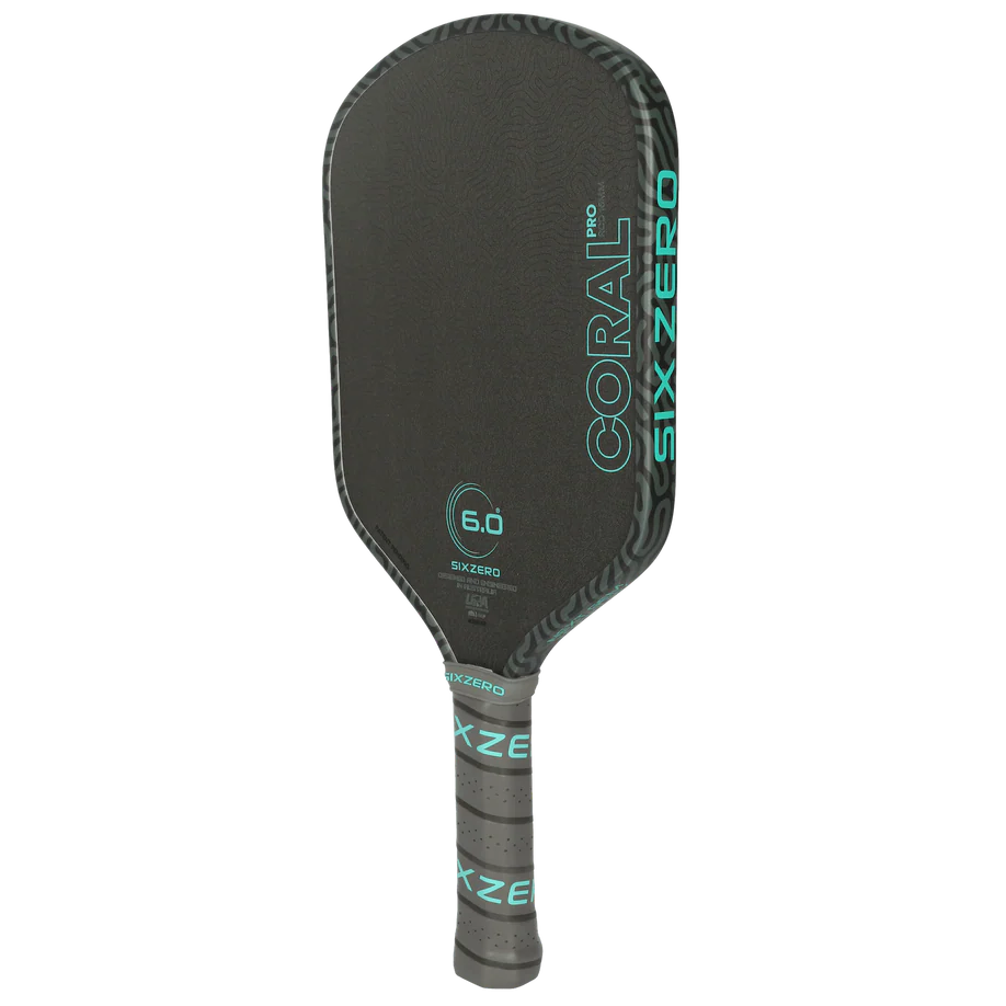 Six Zero Coral PRO (16mm) - Hybrid Pickleball Paddle